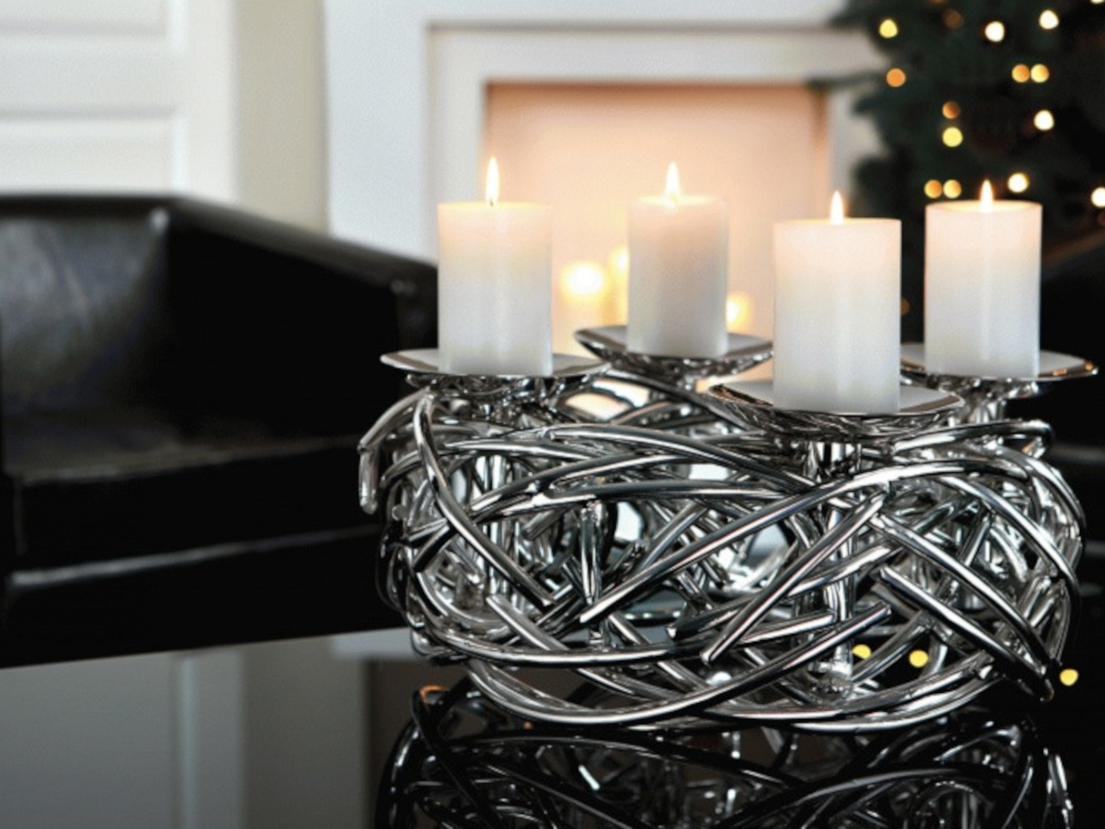 Fink CORONA Dekokranz Leuchter 4tlg. Lifestyle