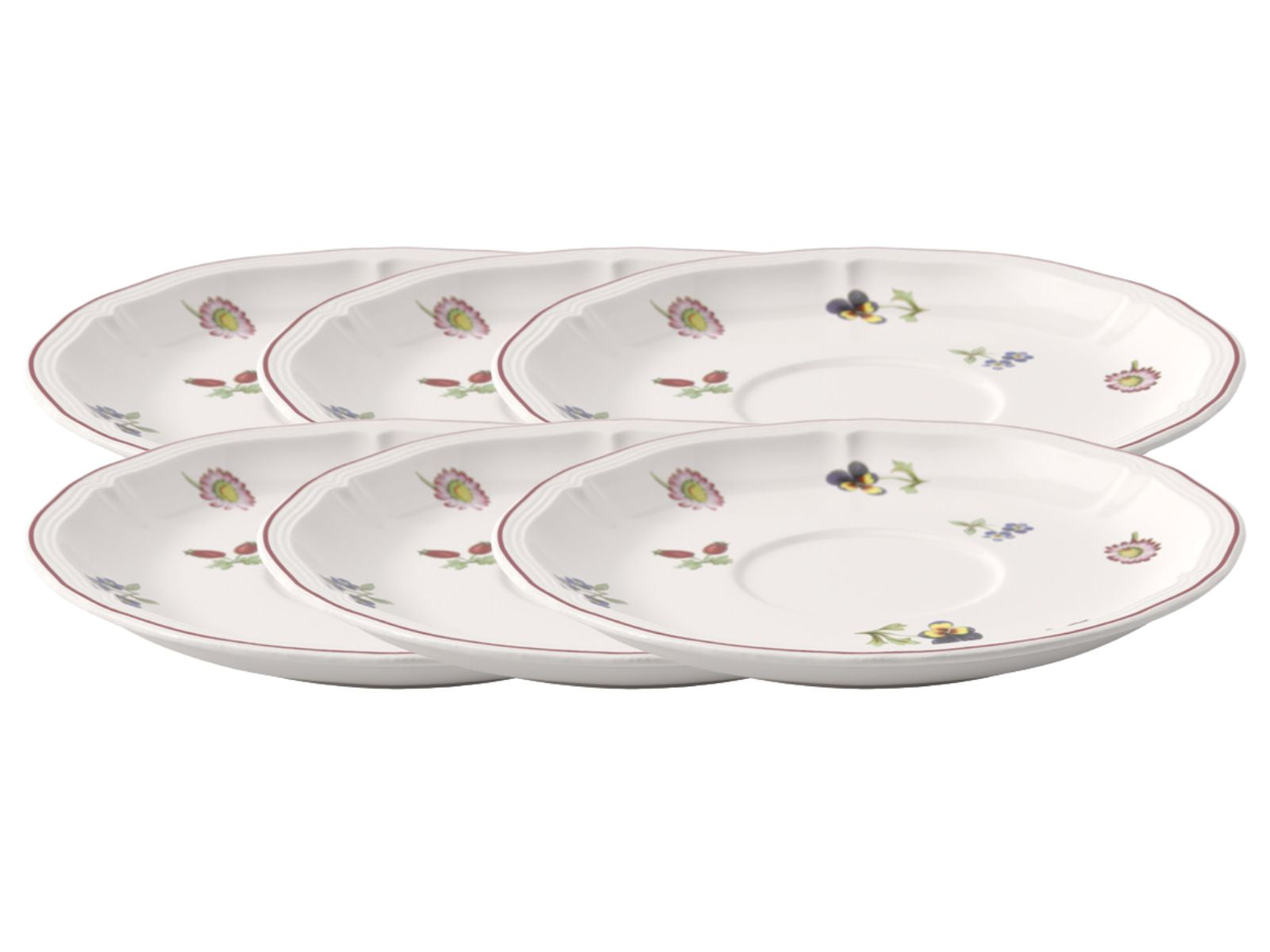 Villeroy & Boch Petite Fleur Frühstücksuntertasse 17cm Set6 - Produktbild 3