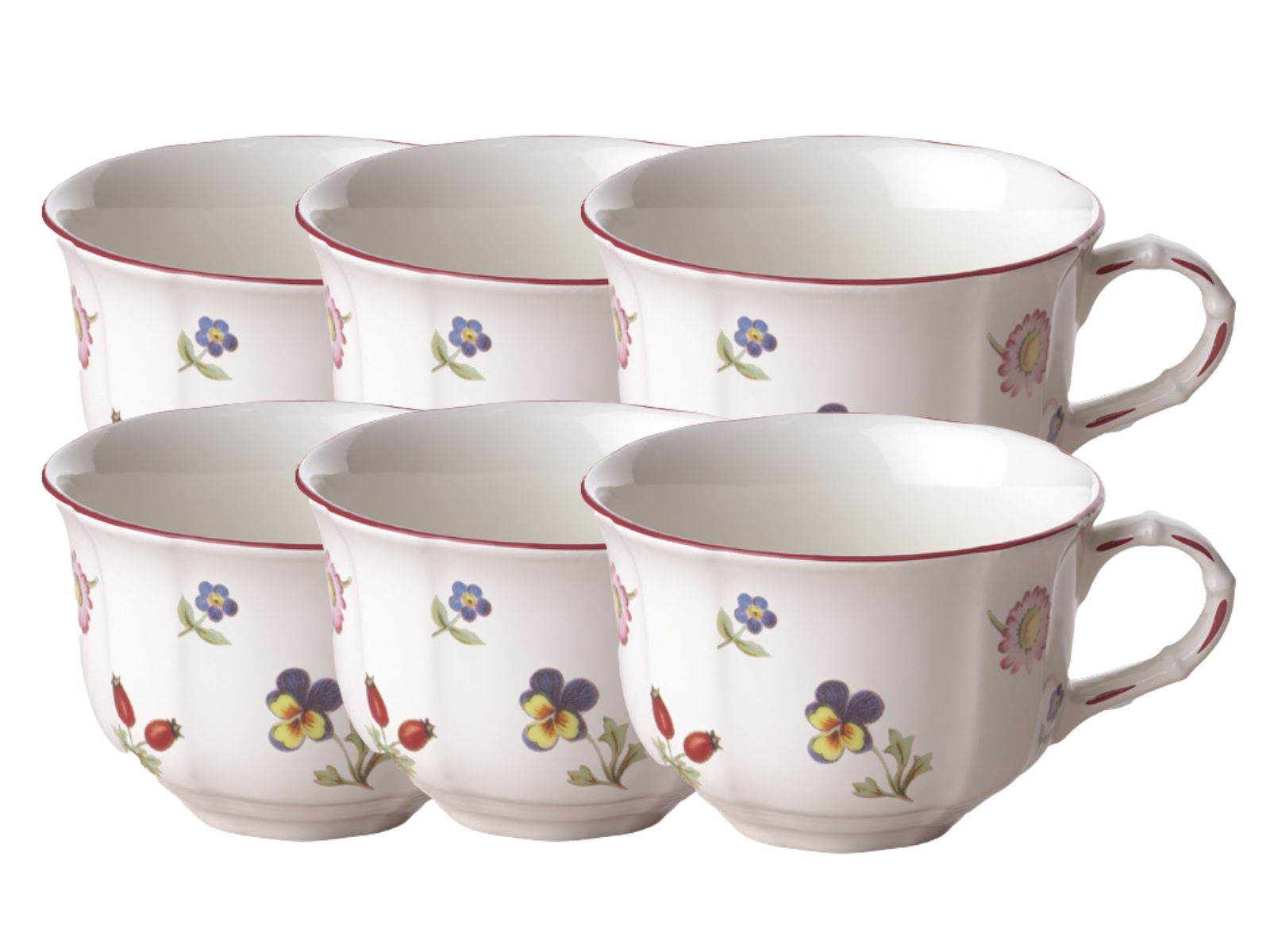 Villeroy & Boch Petite Fleur Teeobertasse 0,13l Set6