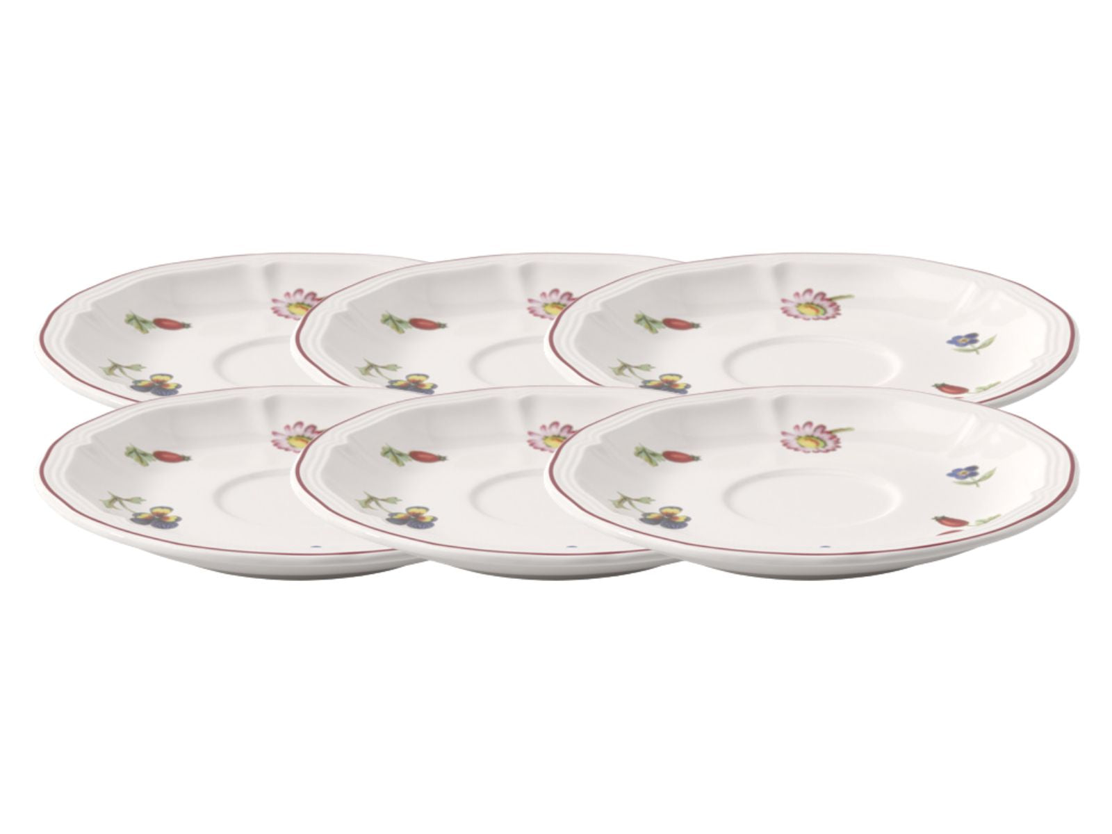 Villeroy & Boch Petite Fleur Mokka-/Espressountertasse 13cm Set6 - Produktbild 3