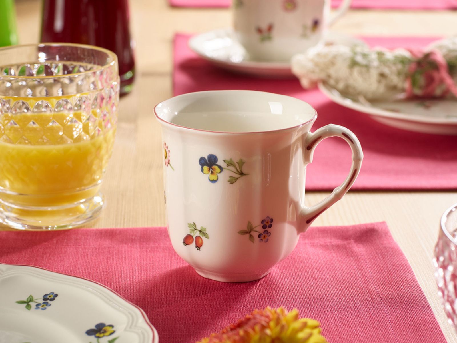 Villeroy & Boch Petite Fleur Becher mit Henkel 0,3l Set6 - Produktbild 4