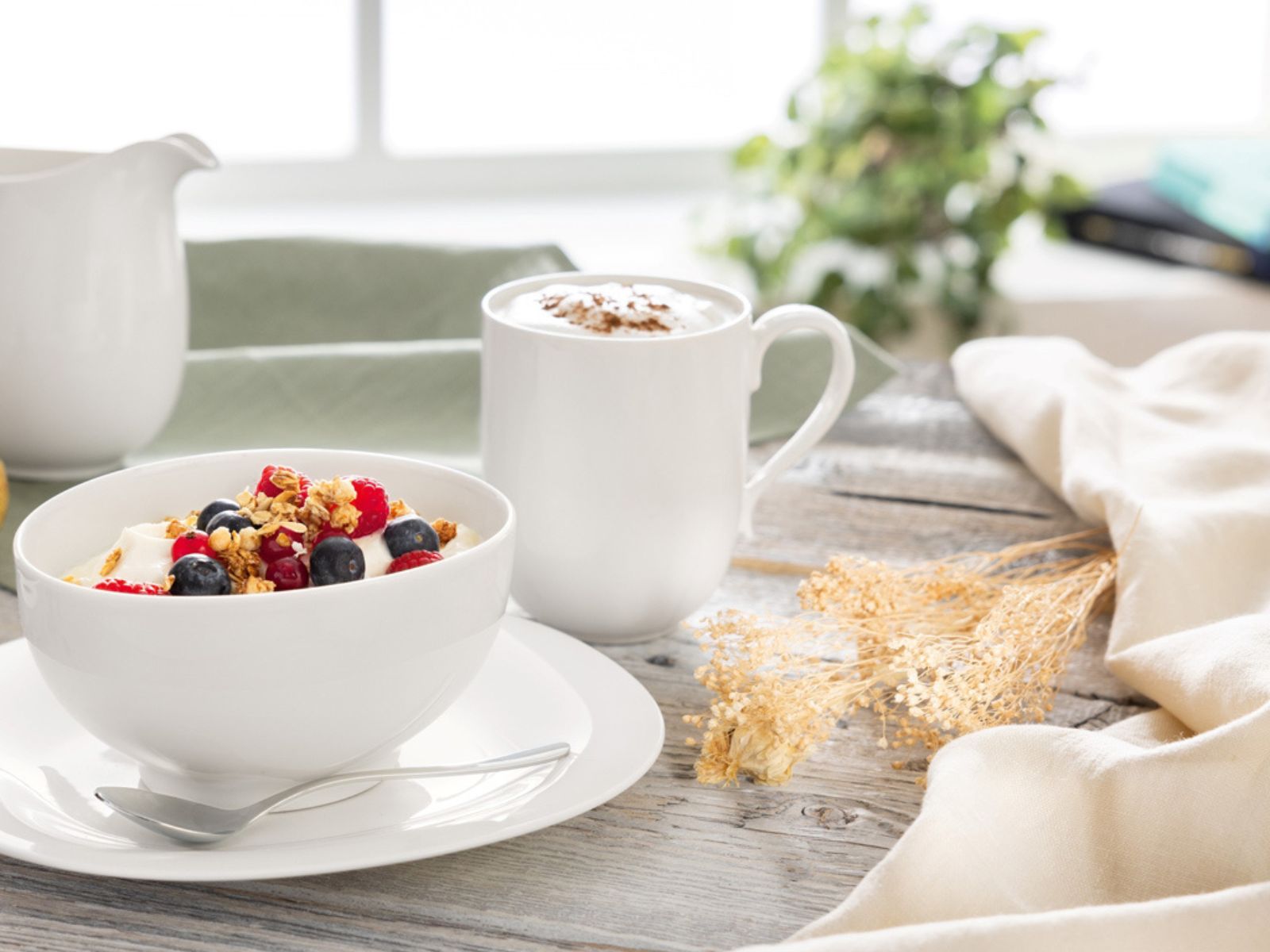 Villeroy & Boch New Cottage Basic Latte Macchiato Becher 0,37l Set6 - Produktbild 3