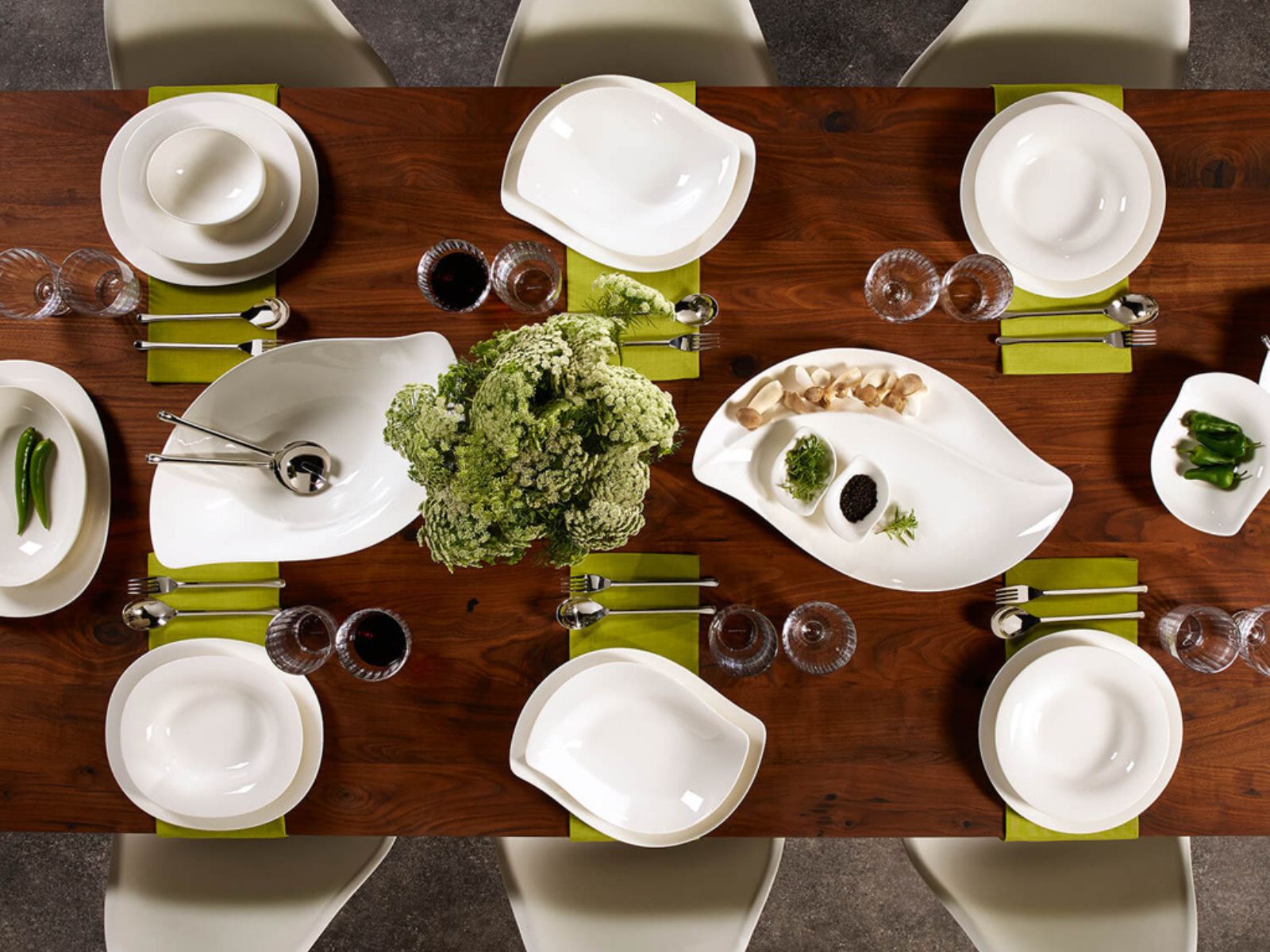 Villeroy & Boch New Cottage Spec. Serve Salad Schale 29cm Set6 - Produktbild 4