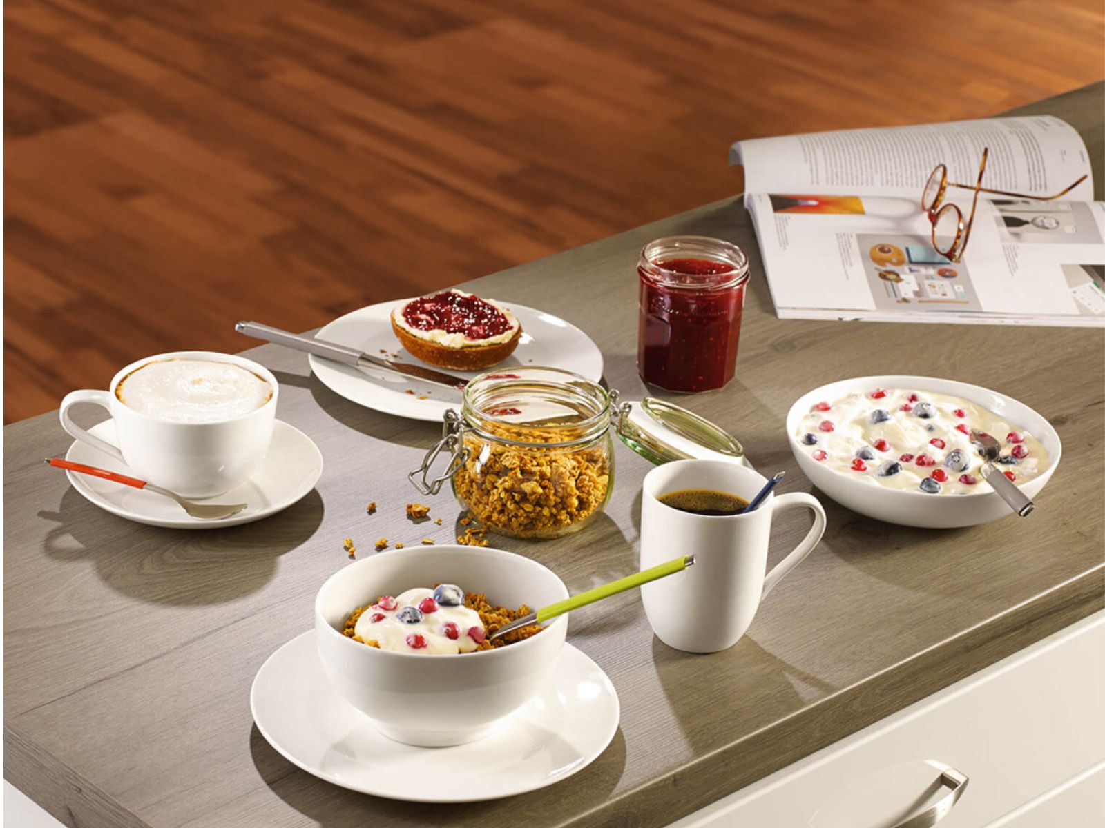 Villeroy & Boch For Me Becher mit Henkel 0,29l Set6 - Produktbild 3