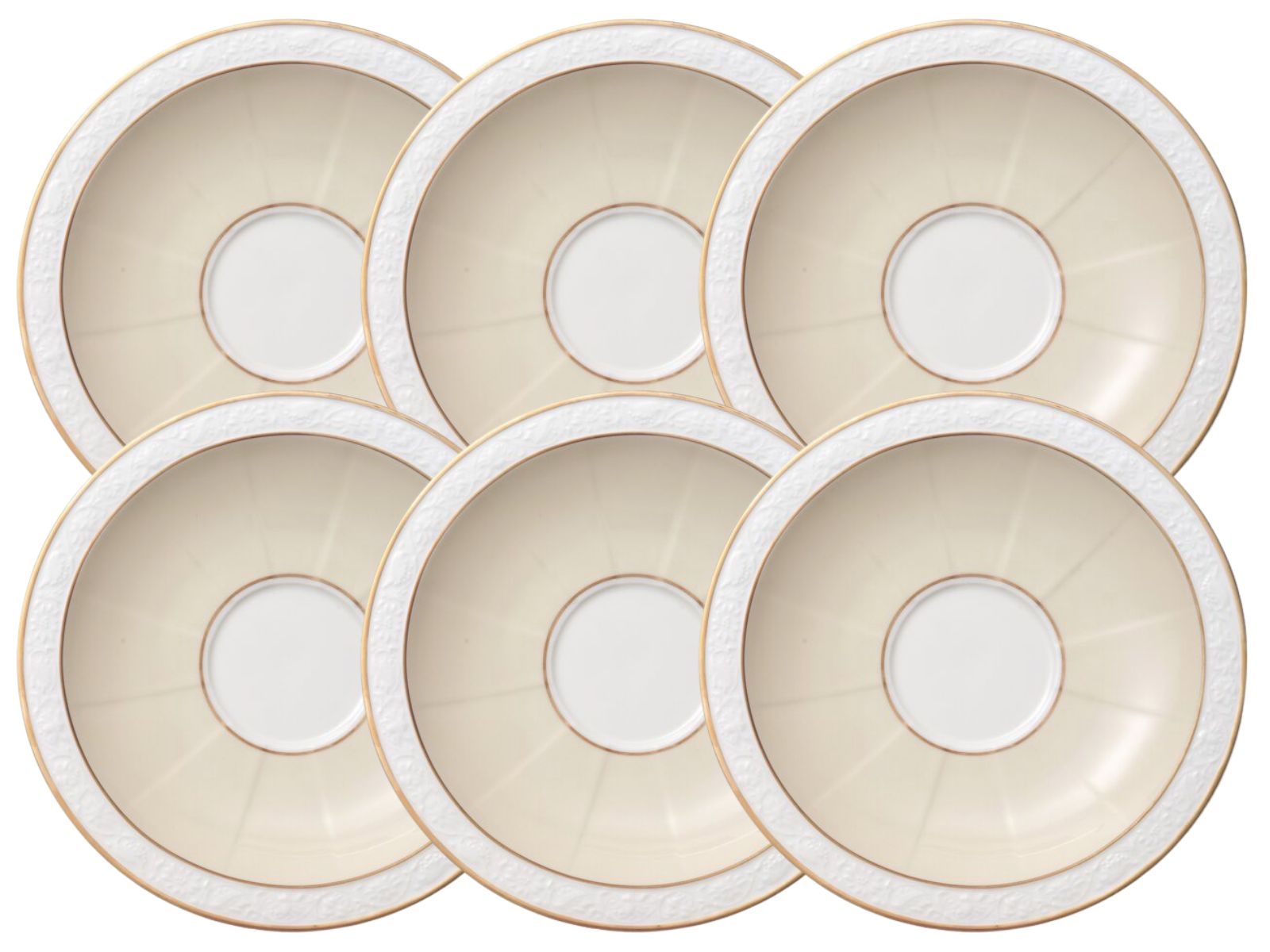 Villeroy & Boch Ivoire Frühstücksuntertasse 18cm Set6 - Produktbild 1