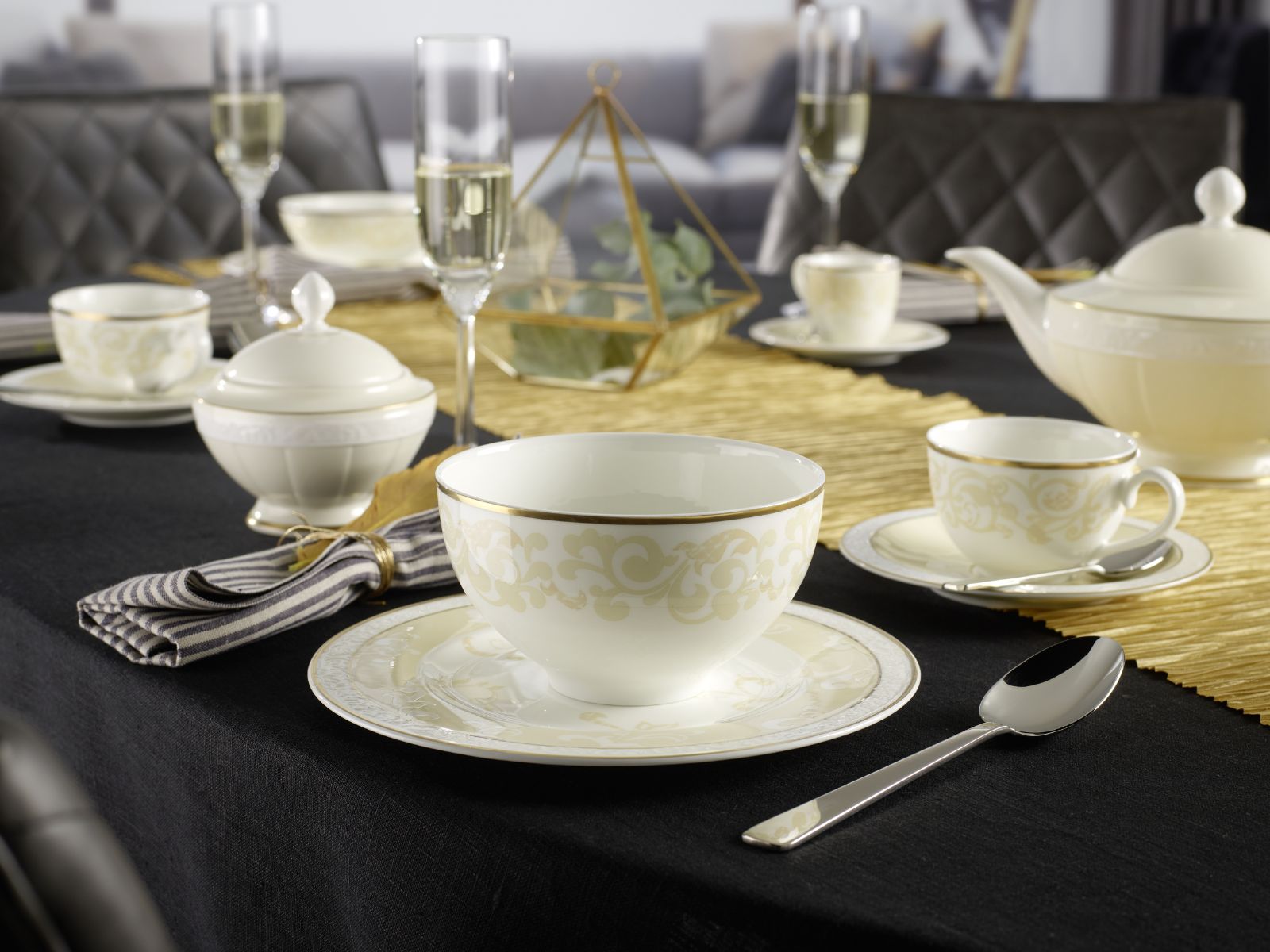 Villeroy & Boch Ivoire Frühstücksuntertasse 18cm Set6 - Produktbild 3