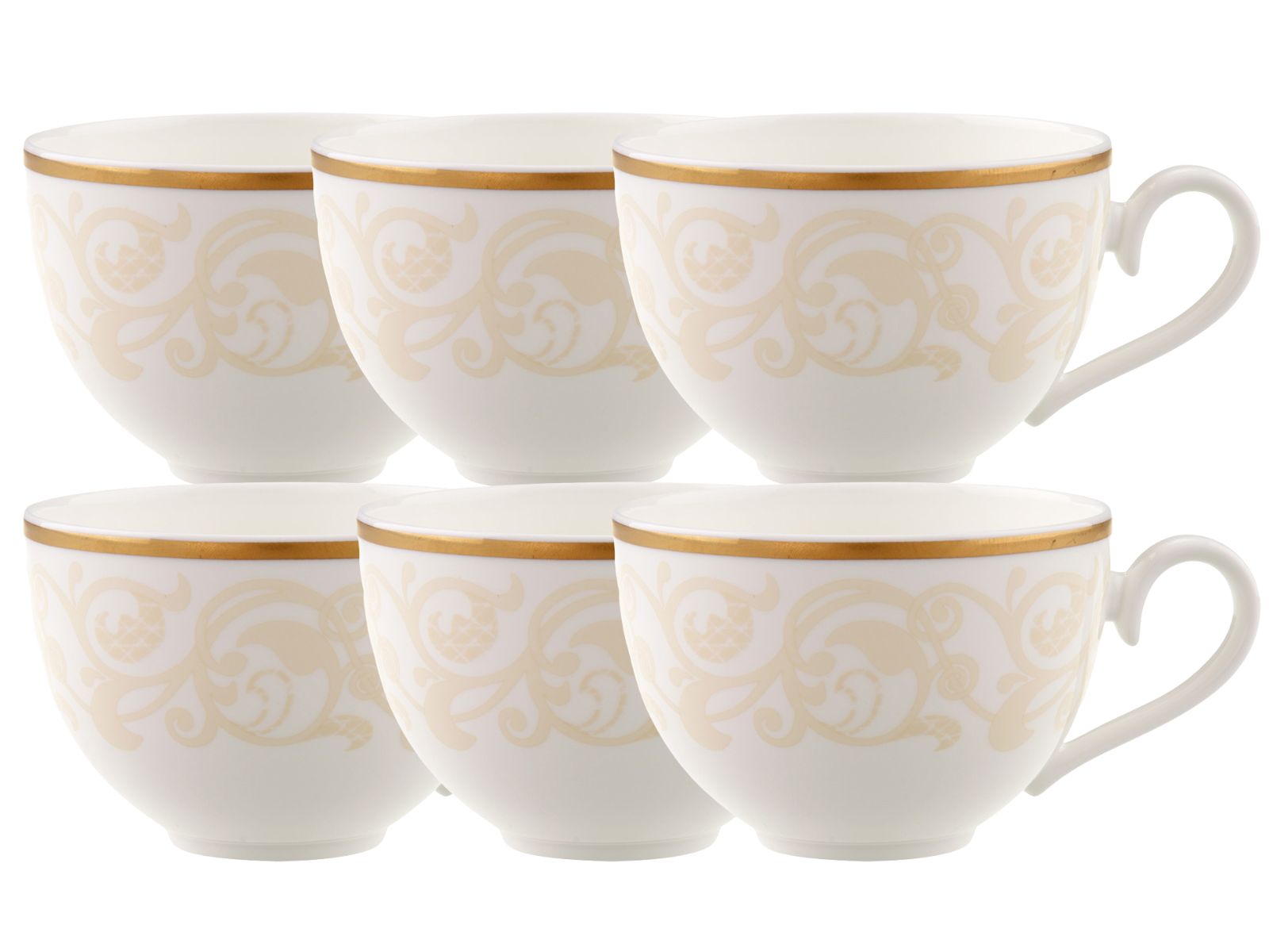 Villeroy & Boch Ivoire Kaffee-/Teeobertasse 0,12l Set6