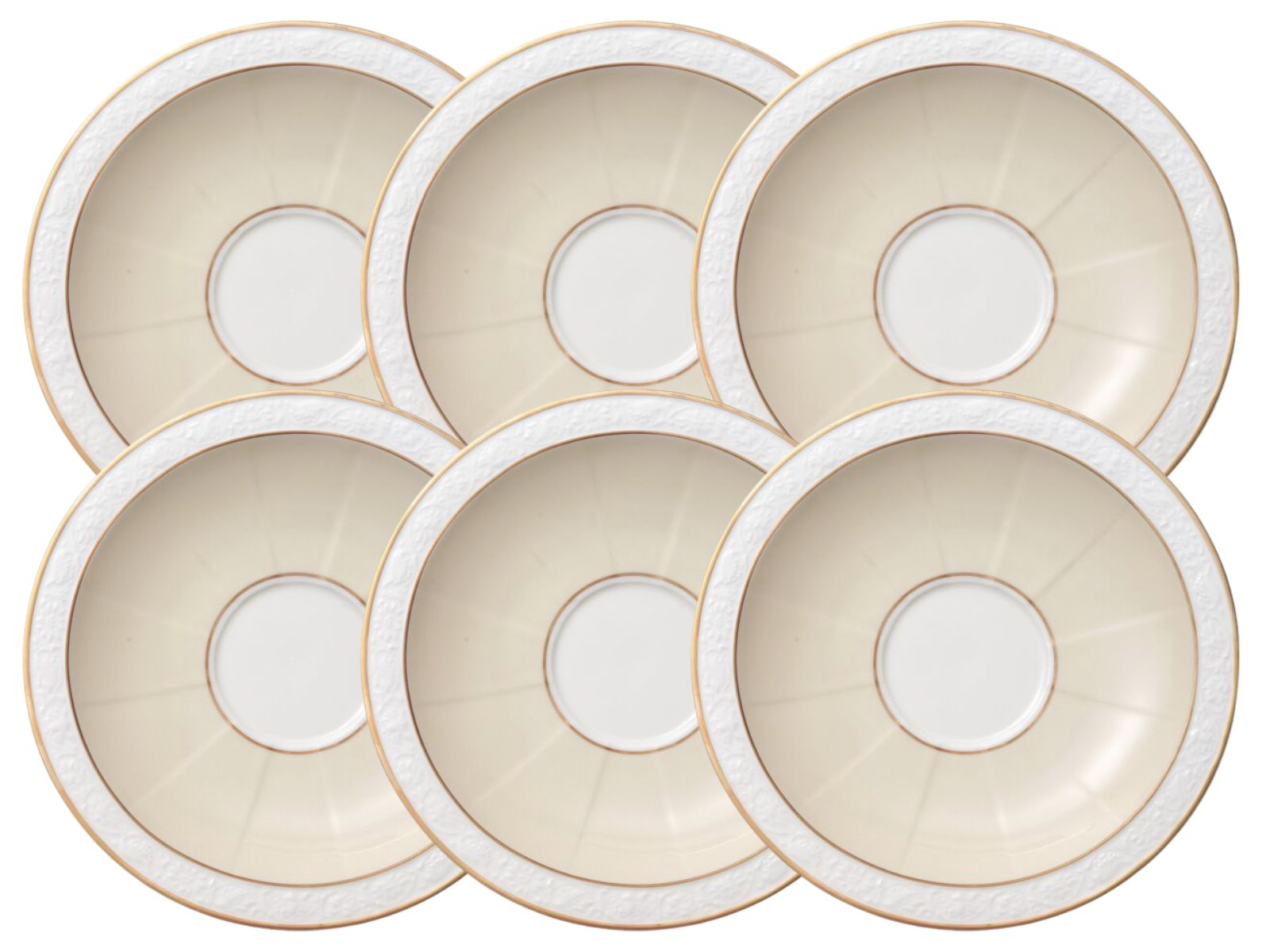 Villeroy & Boch Ivoire Kaffee-/Teeuntertasse 16cm Set6 - Produktbild 1
