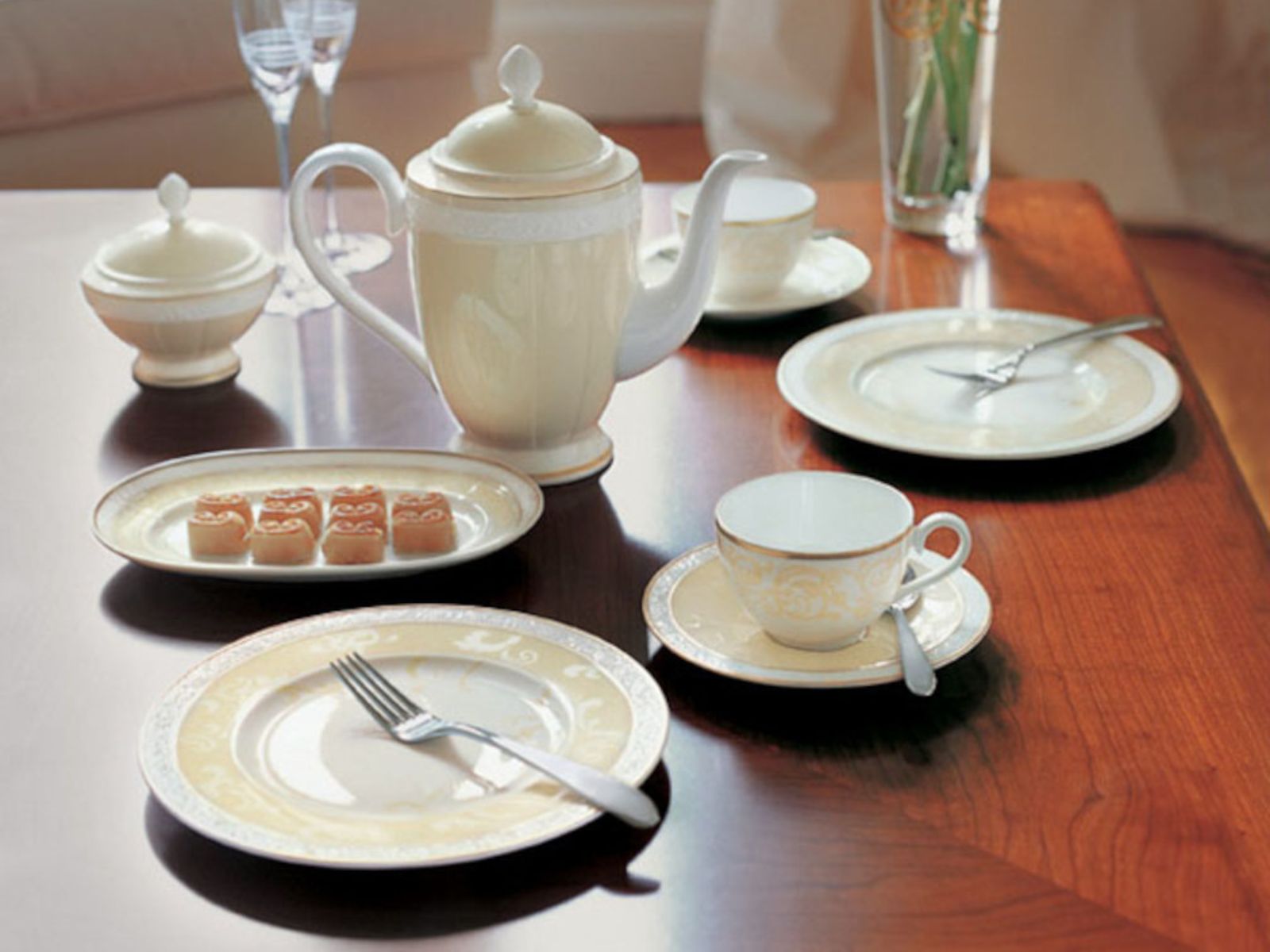 Villeroy & Boch Ivoire Kaffee-/Teeuntertasse 16cm Set6 - Produktbild 2