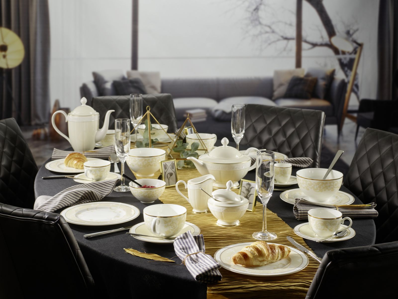 Villeroy & Boch Ivoire Mokka-/Espressountertasse 13cm Set6 - Produktbild 2