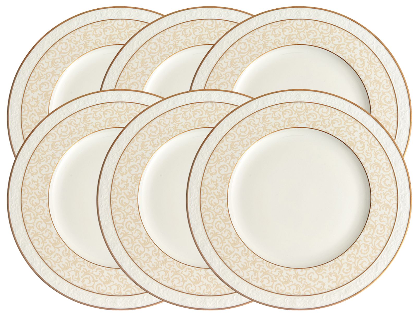 Villeroy & Boch Ivoire Speiseteller 27cm Set6 - Produktbild 1