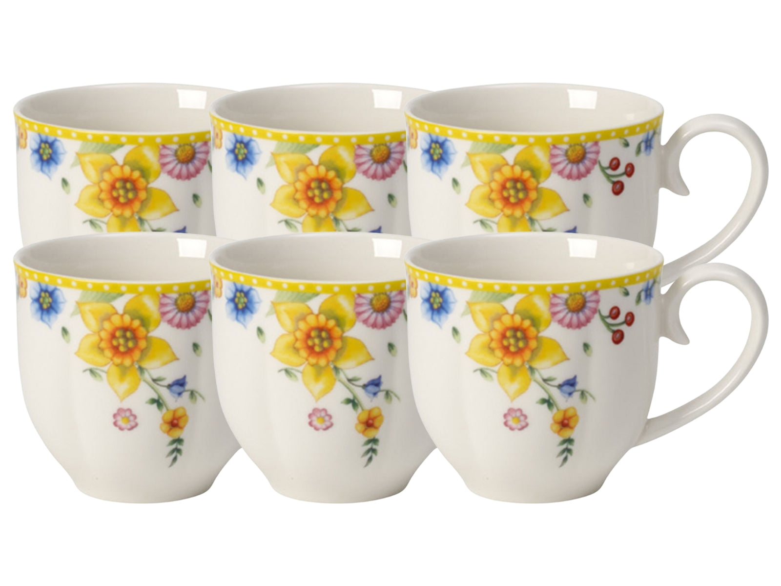 Villeroy & Boch Spring Awakening Kaffeeobertasse 0,26l Set6 Freisteller 1