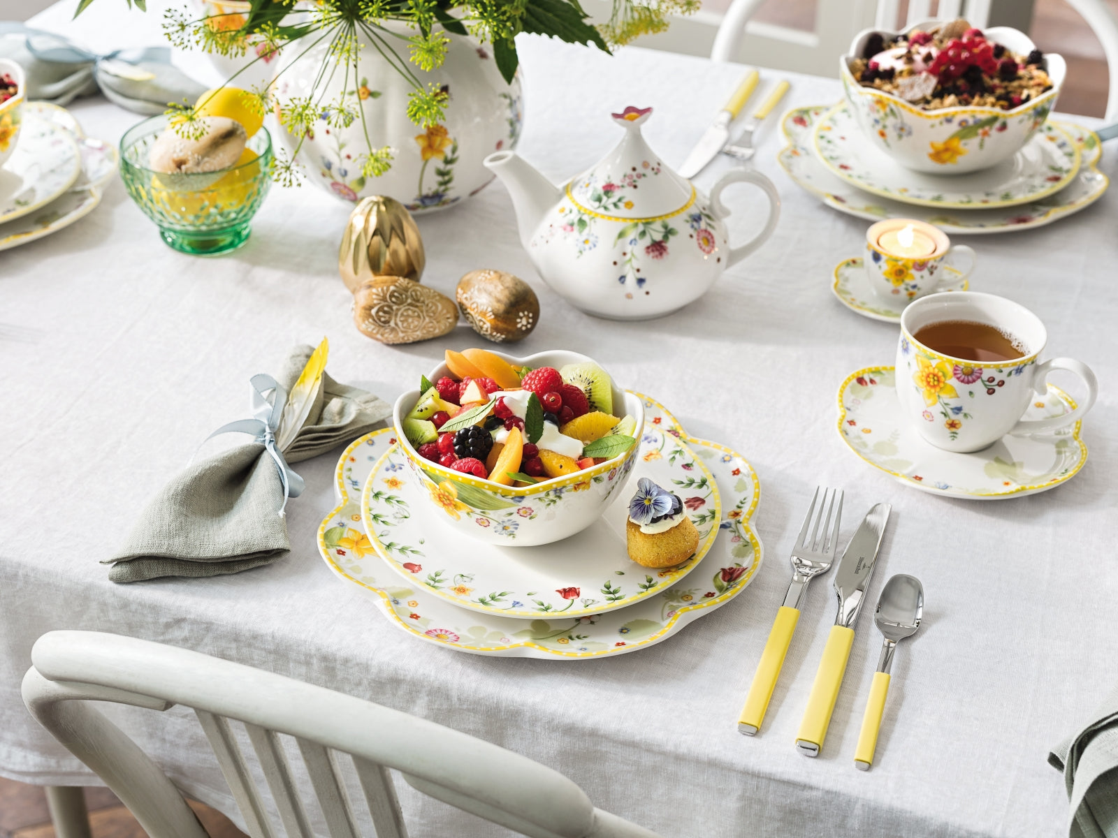 Villeroy & Boch Spring Awakening Kaffee-/Teeuntertasse 17cm Set6 Lifestyle 3