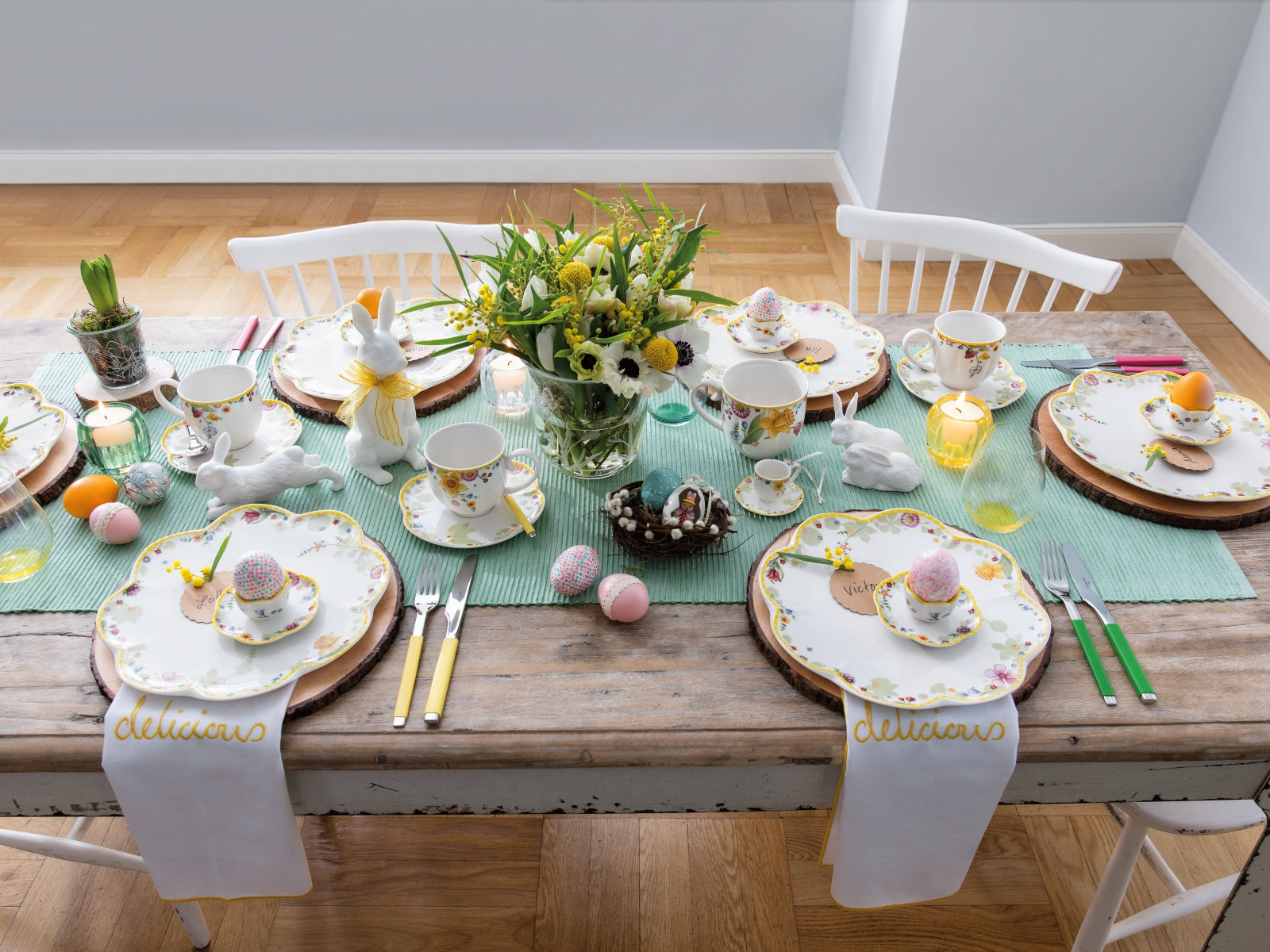 Villeroy & Boch Spring Awakening Speiseteller 27cm Set6 Lifestyle 4