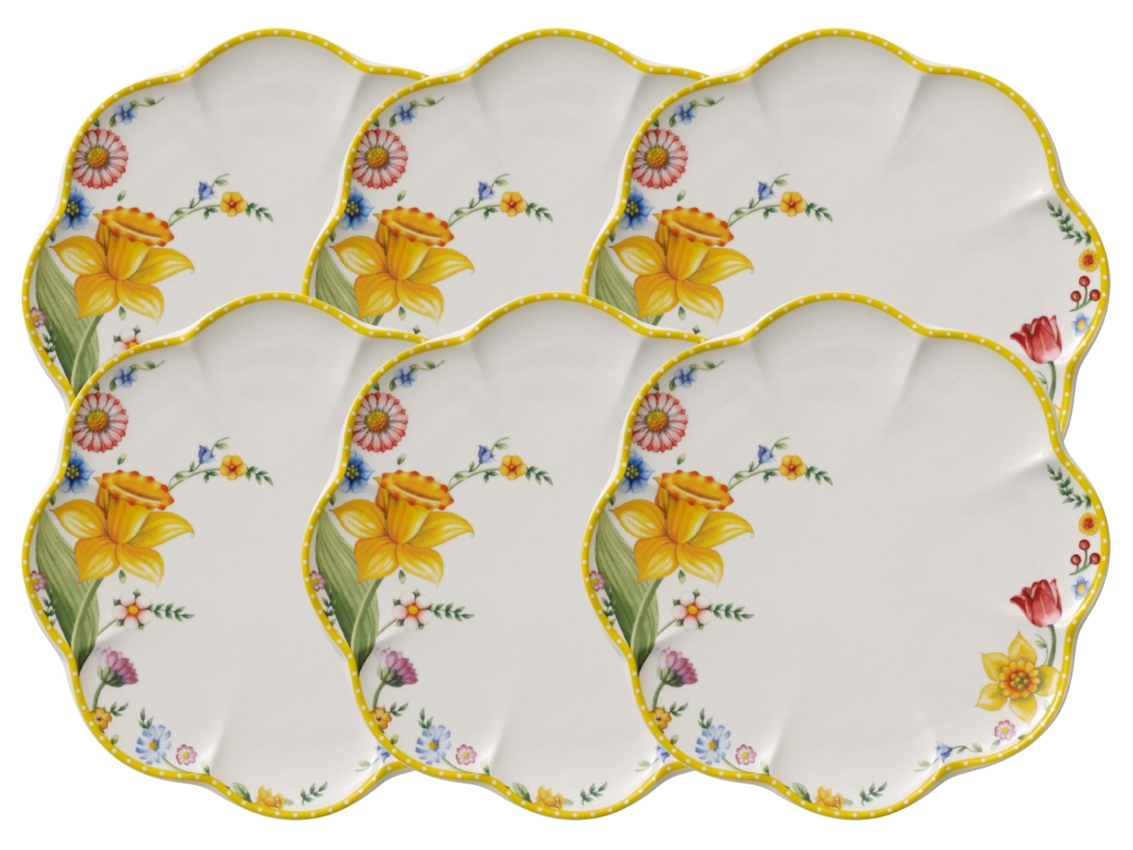 Villeroy & Boch Spring Awakening Frühstücksteller 22cm Set6 Freisteller 1