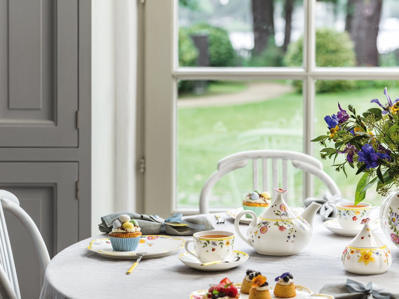 Villeroy & Boch Spring Awakening Frühstücksteller 22cm Set6 Lifestyle 1