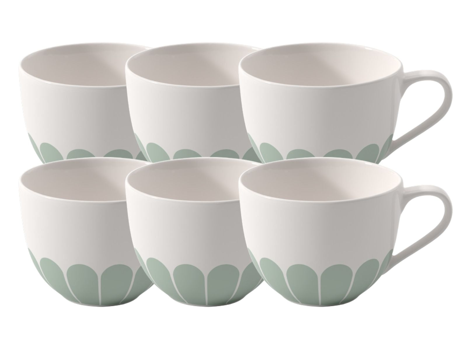 Villeroy & Boch Fleur vert Kaffeetasse 0,16l Set6