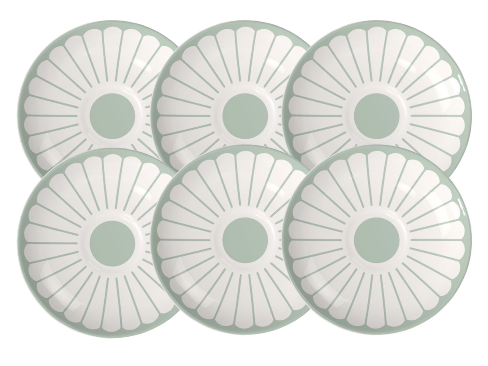 Villeroy & Boch Fleur vert Espresso-Untertasse 11,5cm Set6 - Produktbild 1