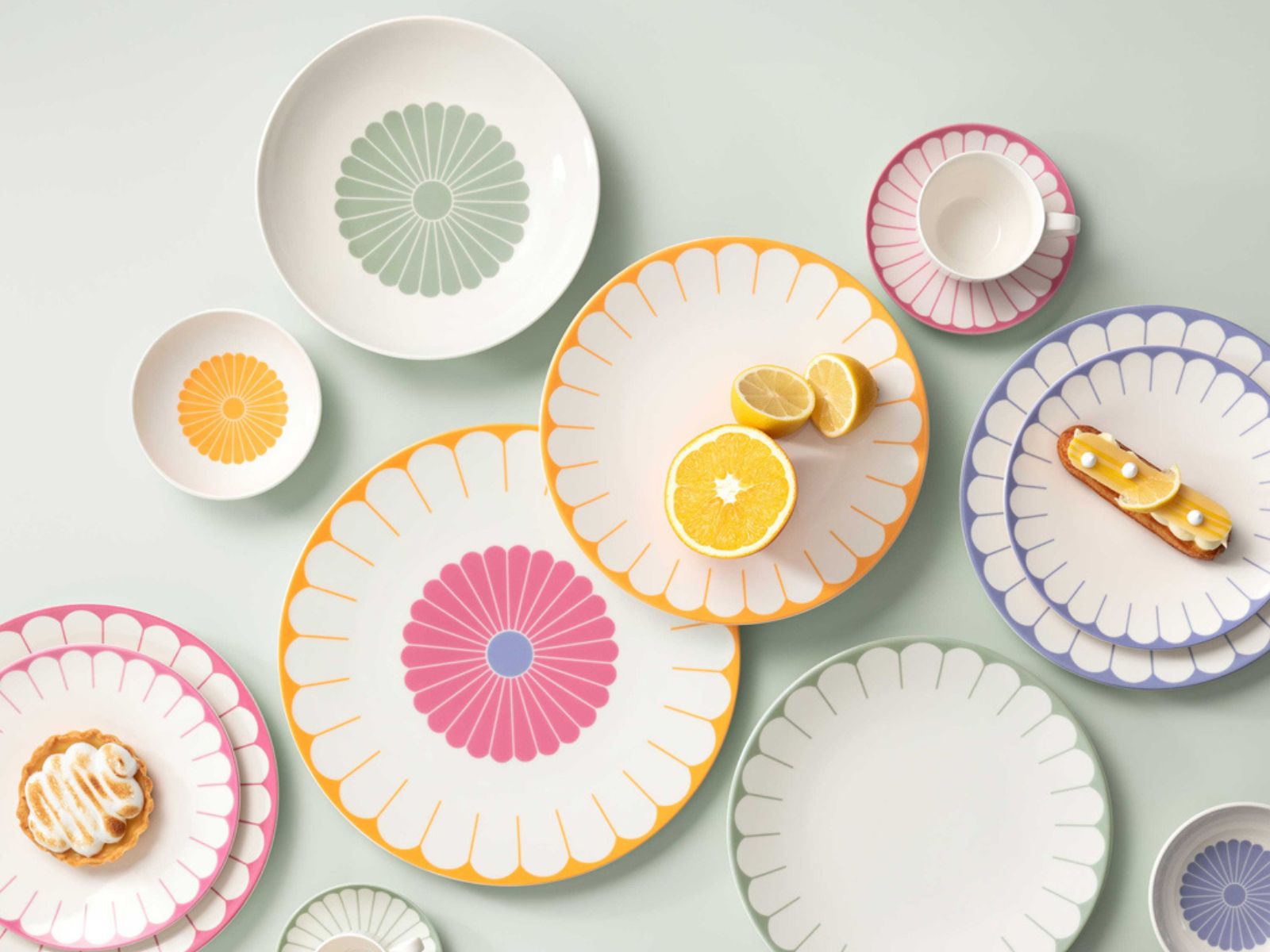 Villeroy & Boch Fleur vert Pastaschale 24cm Set6 - Produktbild 6