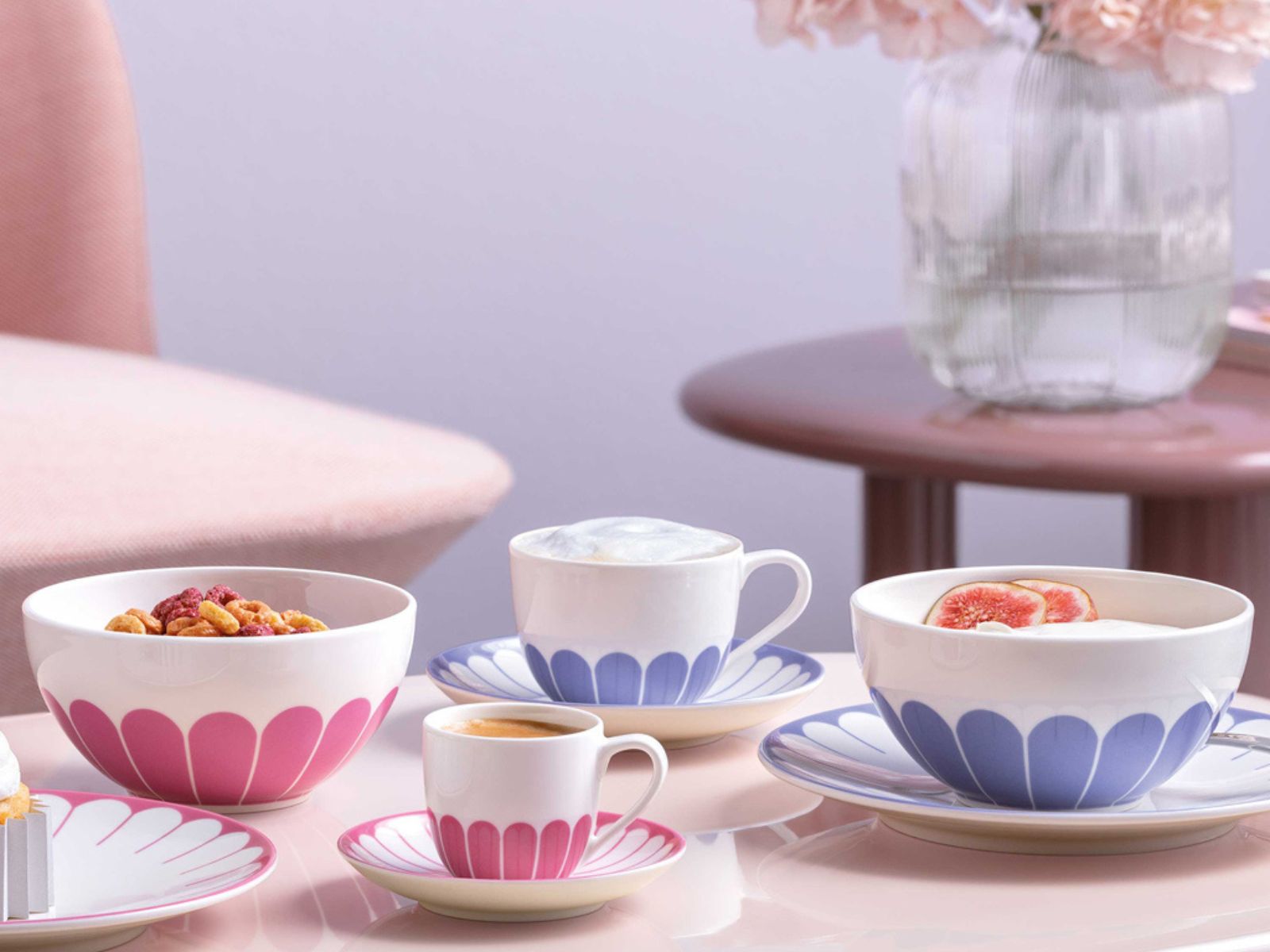 Villeroy & Boch Fleur bleu Müslischale 14cm Set4 - Produktbild 6