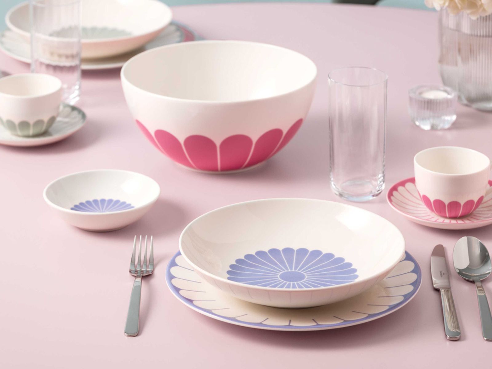 Villeroy & Boch Fleur bleu Pastaschale 24cm Set6 - Produktbild 6