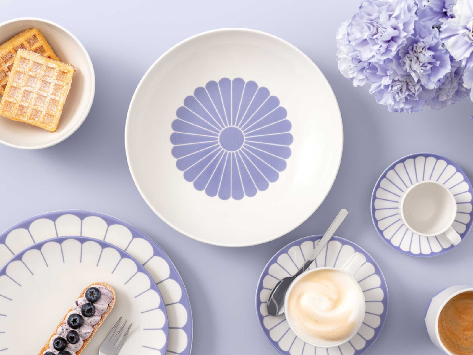 Villeroy & Boch Fleur bleu Dessertschale 13,5cm Set6 - Produktbild 6