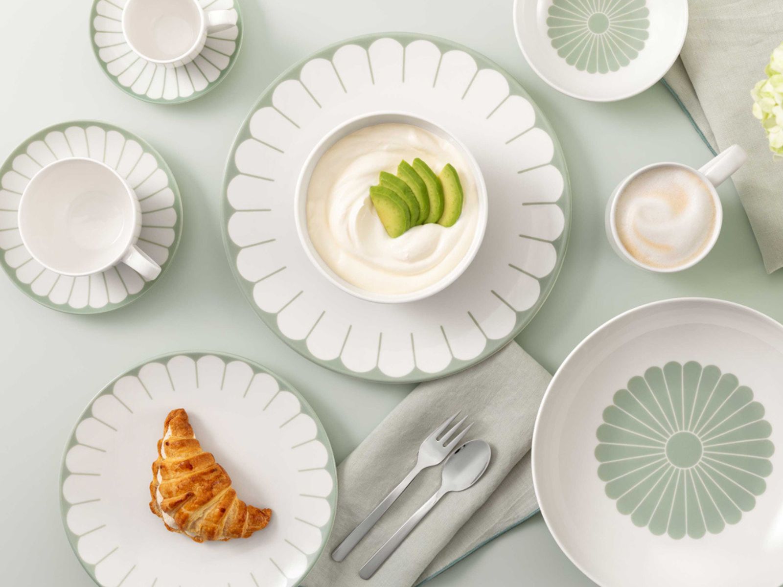 Villeroy & Boch Fleur vert Henkelbecher 0,29l Set6 - Produktbild 6