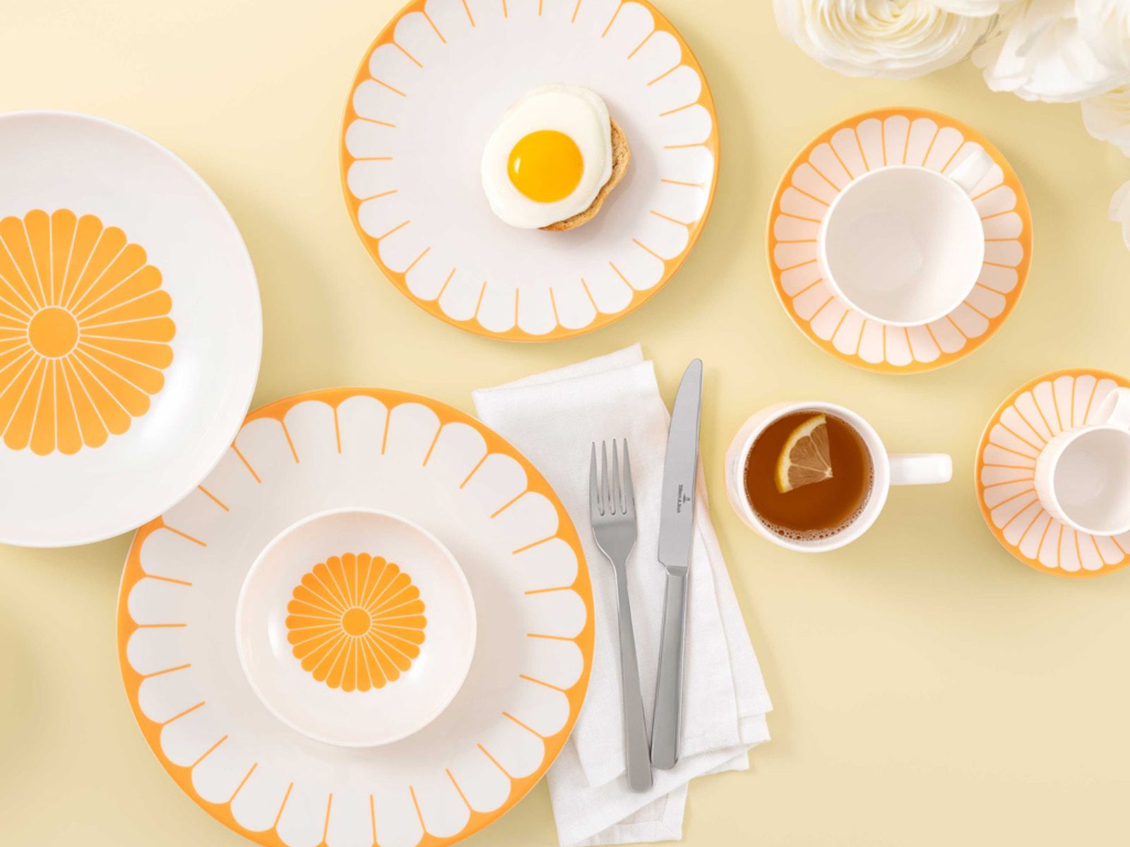 Villeroy & Boch Fleur soleil Pastaschale 24cm Set6 - Produktbild 6