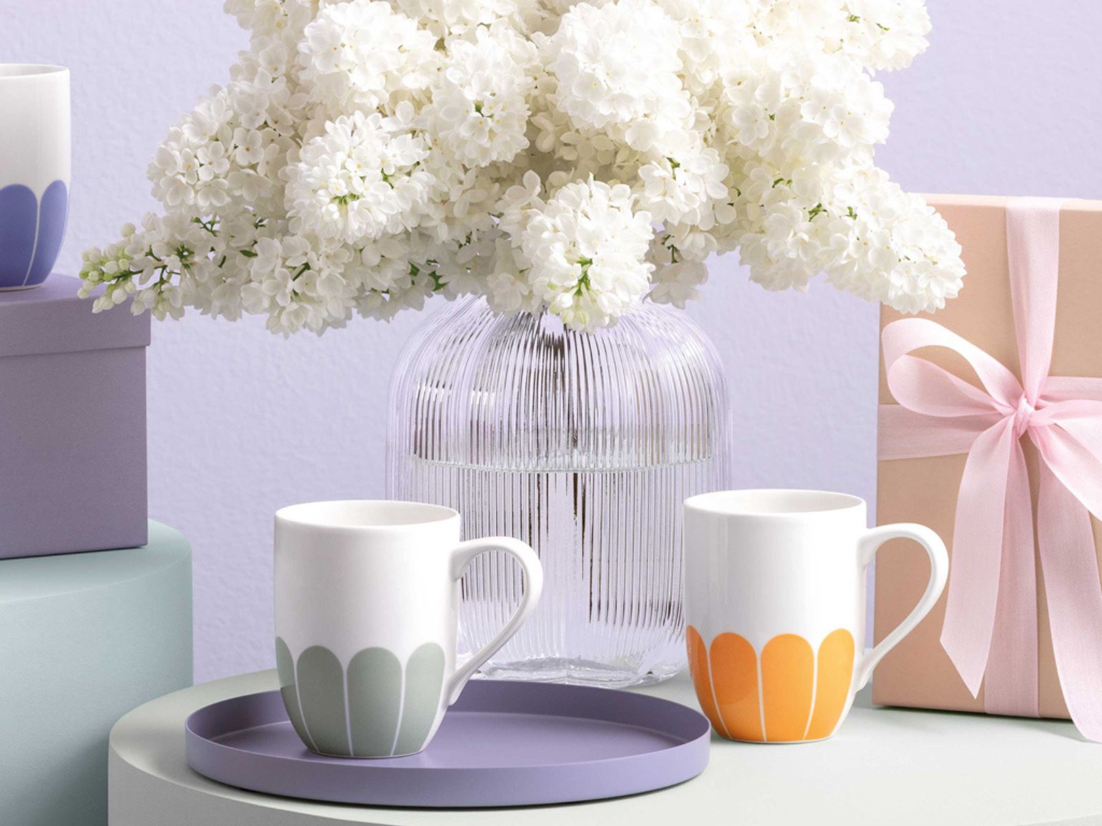 Villeroy & Boch Fleur soleil Henkelbecher 0,29l Set6 - Produktbild 4