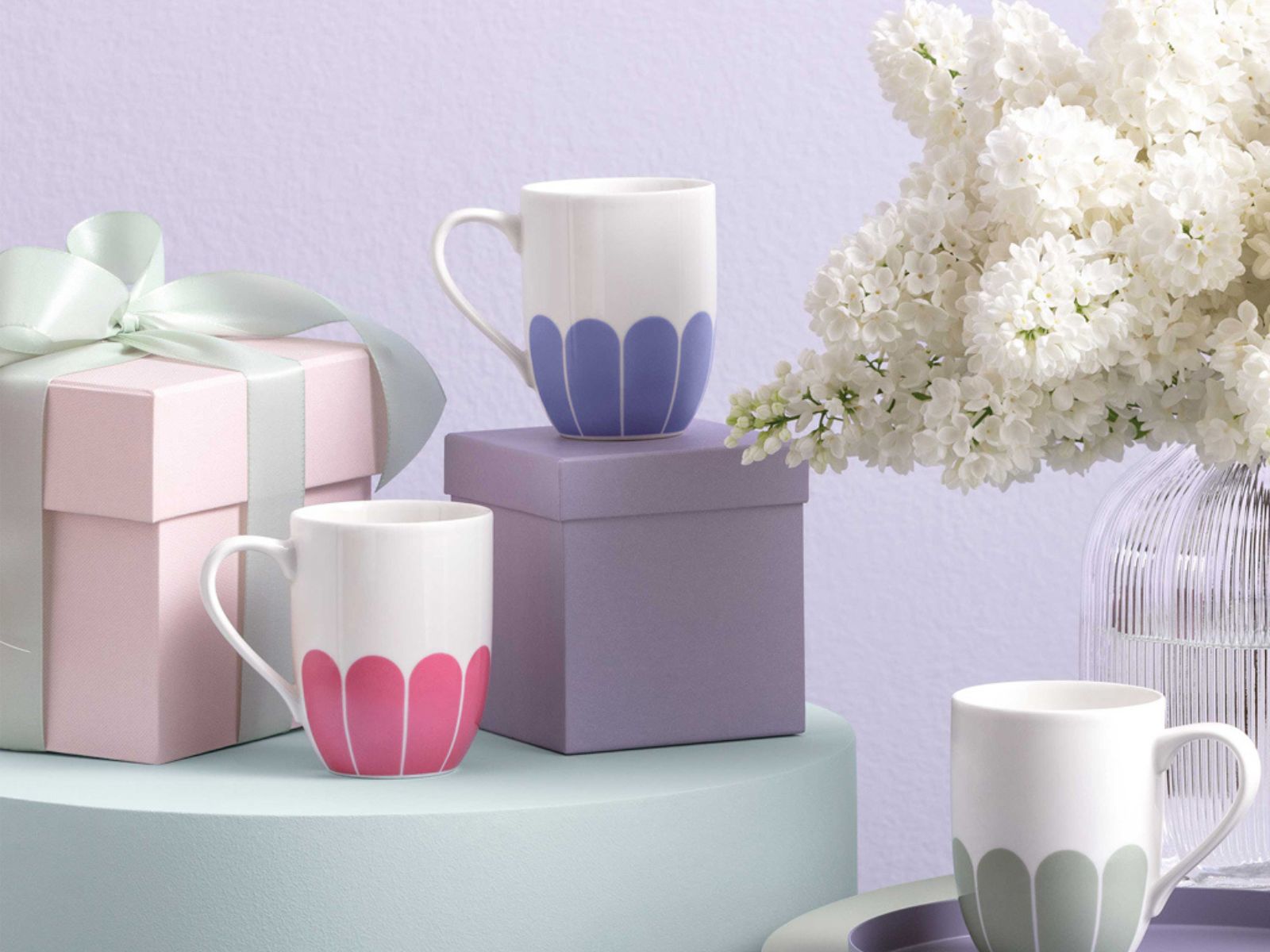 Villeroy & Boch Fleur cassis Henkelbecher 0,29l Set6 - Produktbild 5