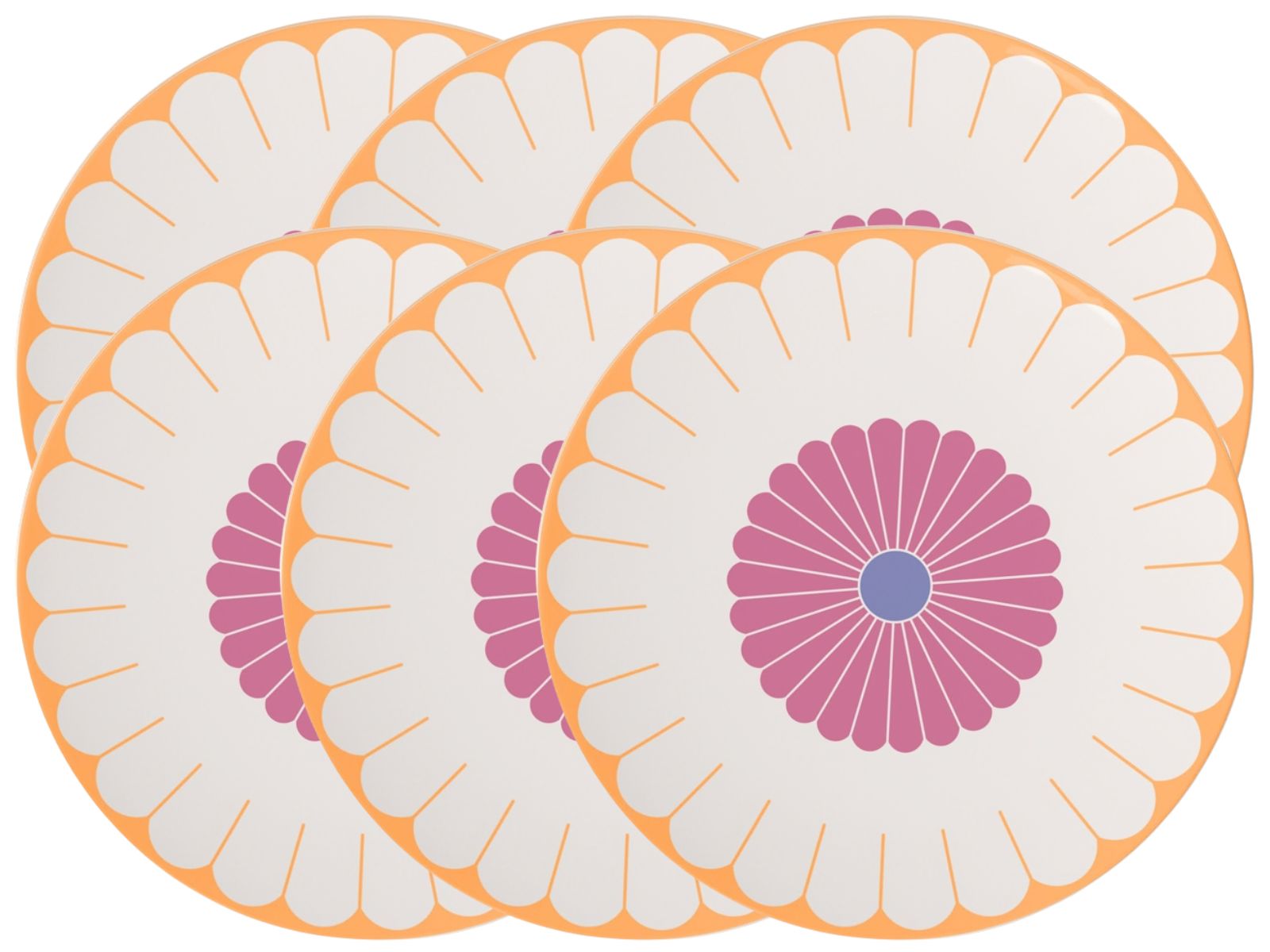 Villeroy & Boch Fleur couleur Servierteller 32cm Set6 - Produktbild 1