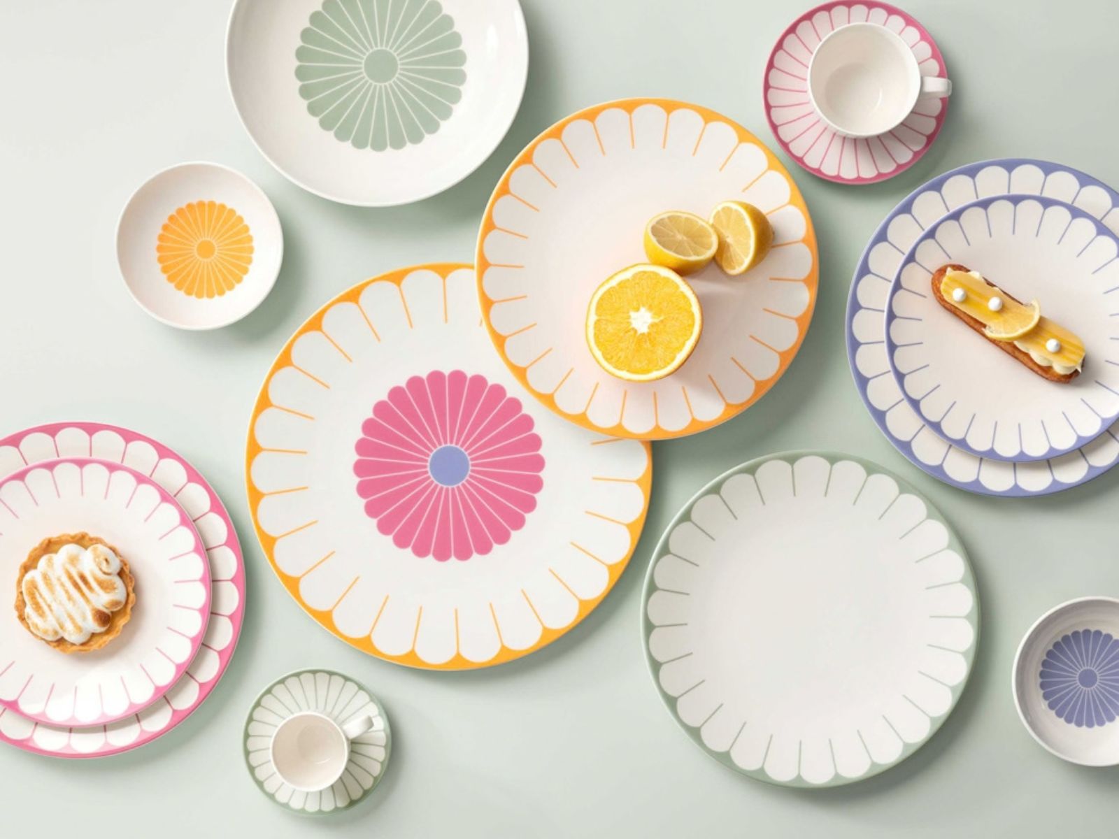 Villeroy & Boch Fleur couleur Servierteller 32cm Set6 - Produktbild 6