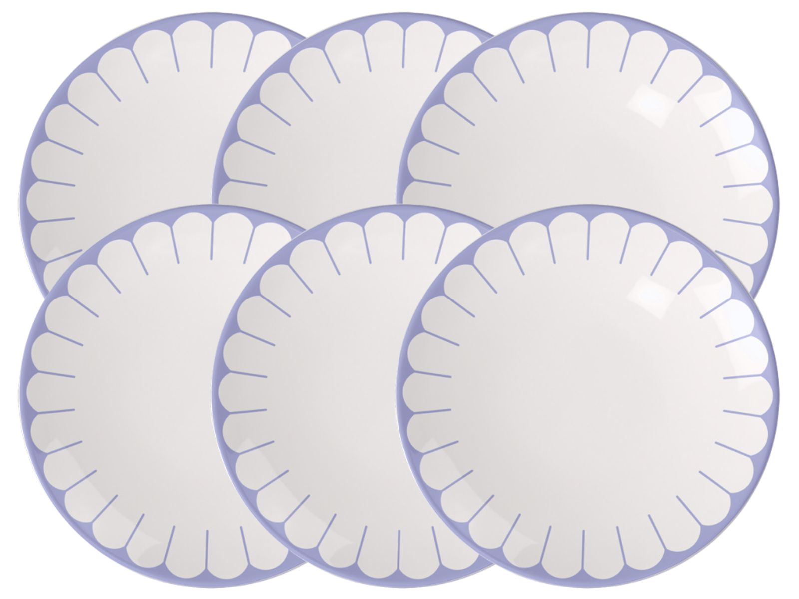 Villeroy & Boch Fleur bleu Frühstücks/Dessertteller 21cm Set6 - Produktbild 1