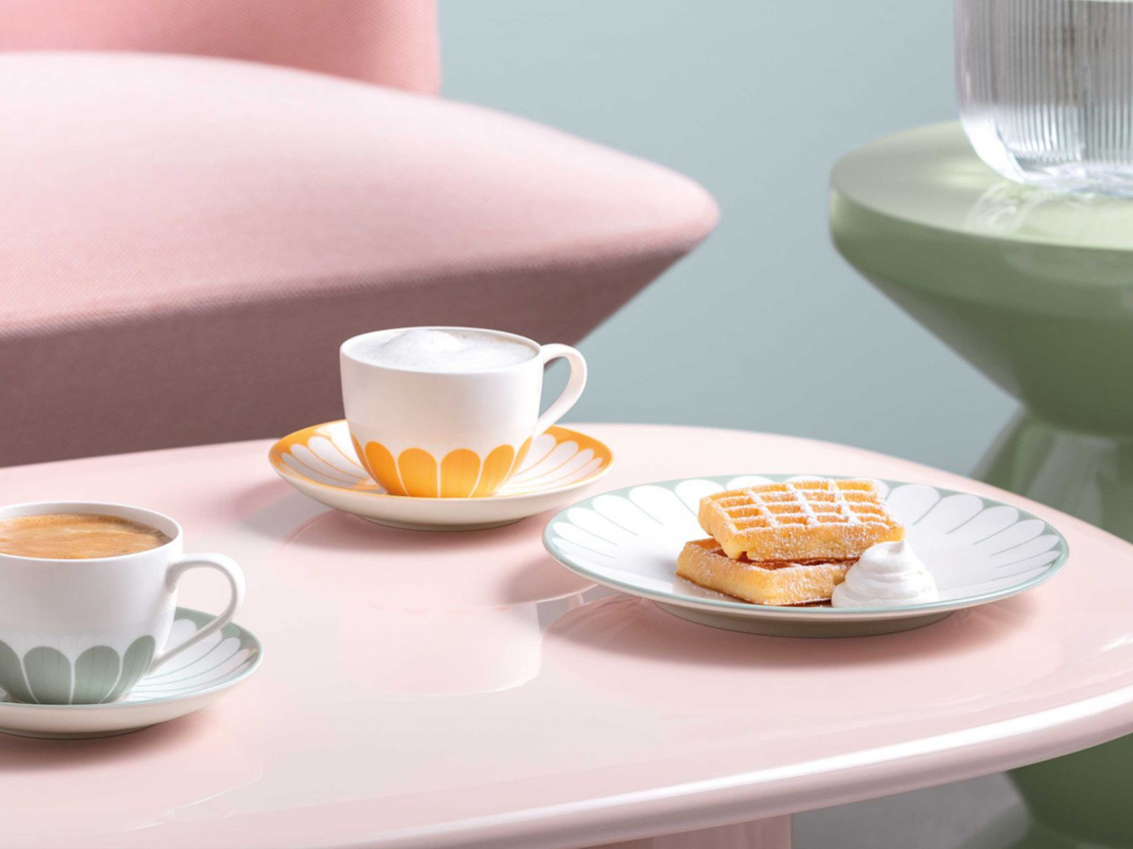 Villeroy & Boch Fleur vert Frühstücks/Dessertteller 21cm Set6 - Produktbild 4