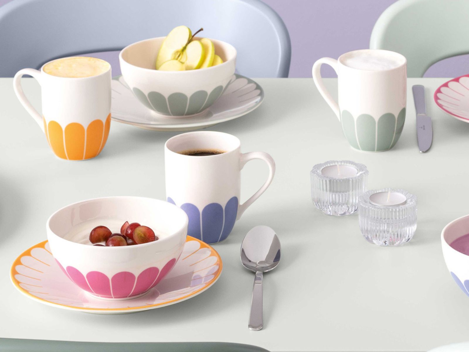 Villeroy & Boch Fleur vert Frühstücks/Dessertteller 21cm Set6 - Produktbild 6