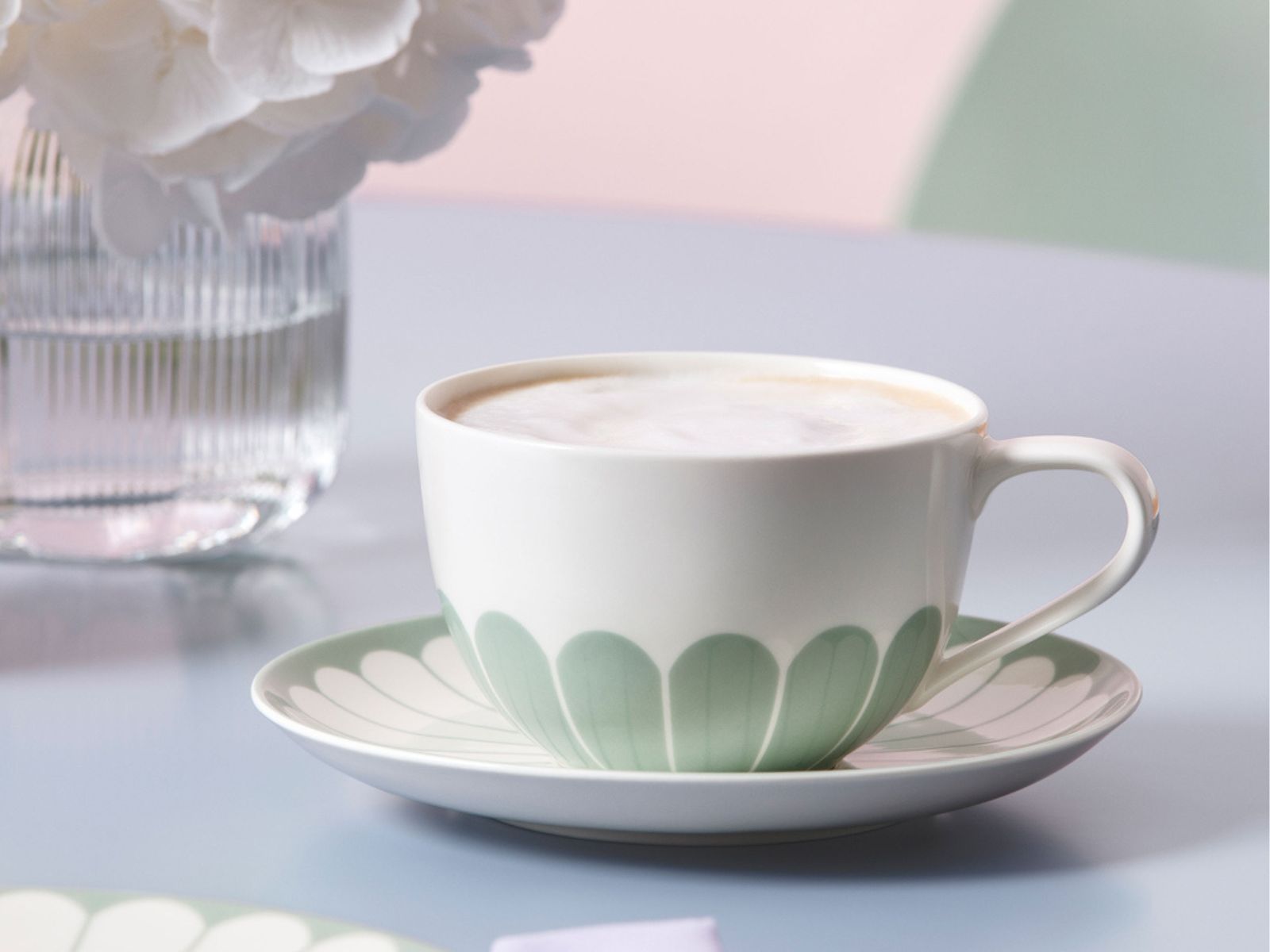 Villeroy & Boch Fleur vert Cappuccinotasse 0,3l Set6 - Produktbild 3