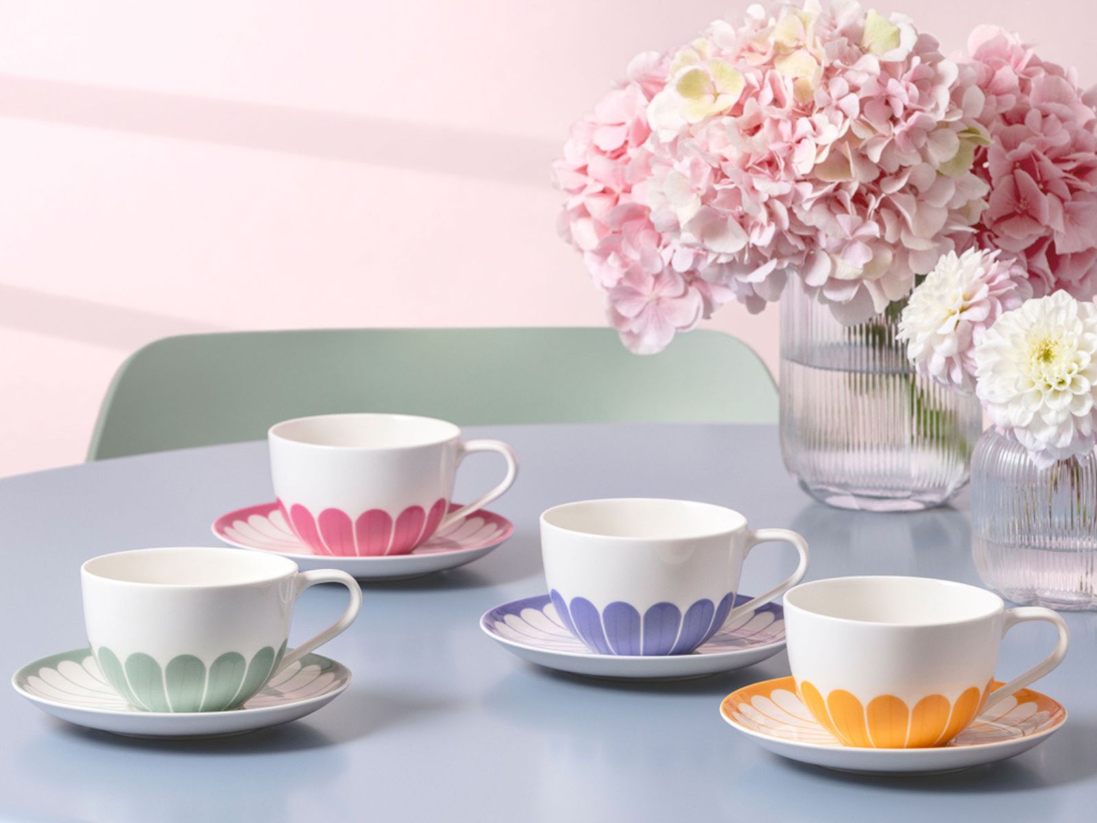 Villeroy & Boch Fleur vert Cappuccino-Untertasse 17,5cm Set6 - Produktbild 6