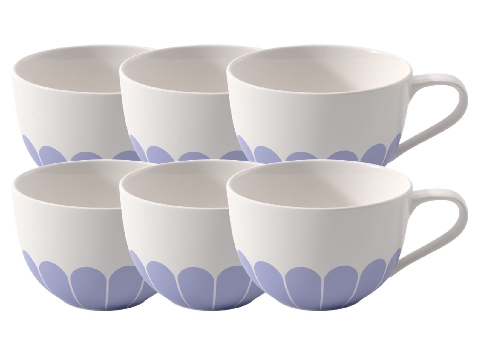 Villeroy & Boch Fleur bleu Cappuccinotasse 0,3l Set6 - Produktbild 1