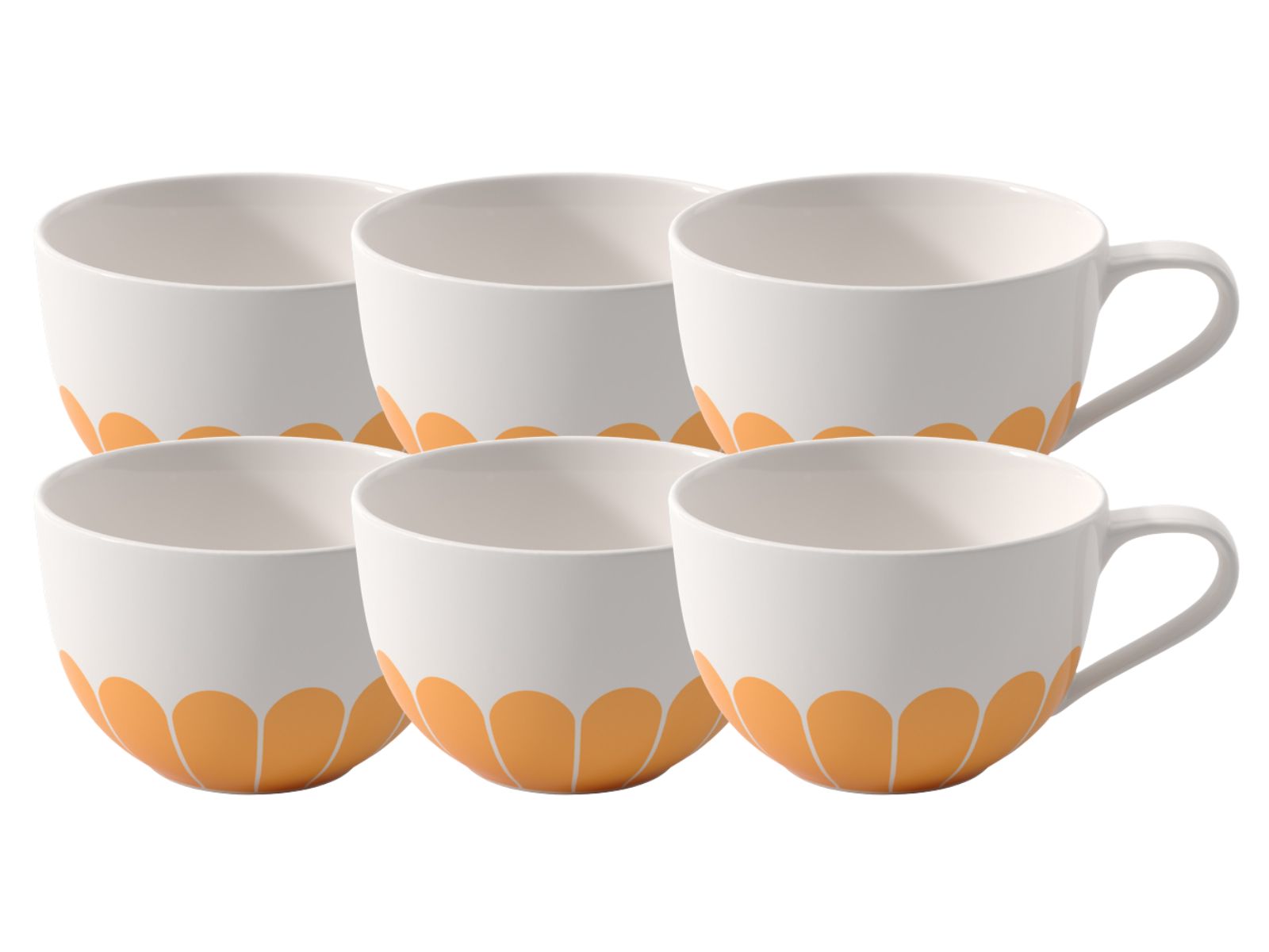 Villeroy & Boch Fleur soleil Cappuccinotasse 0,3l Set6 - Produktbild 1