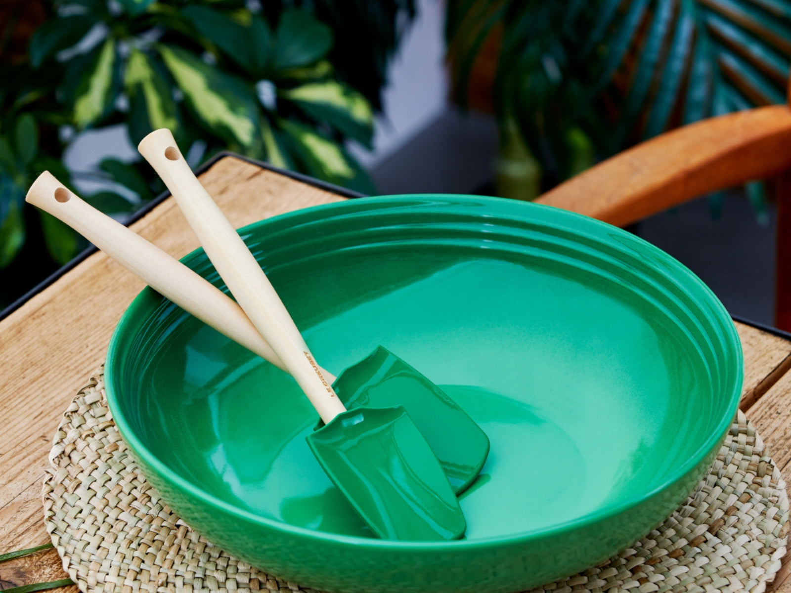 Le Creuset Craft großer Kochlöffel bamboo 28cm - Produktbild 4