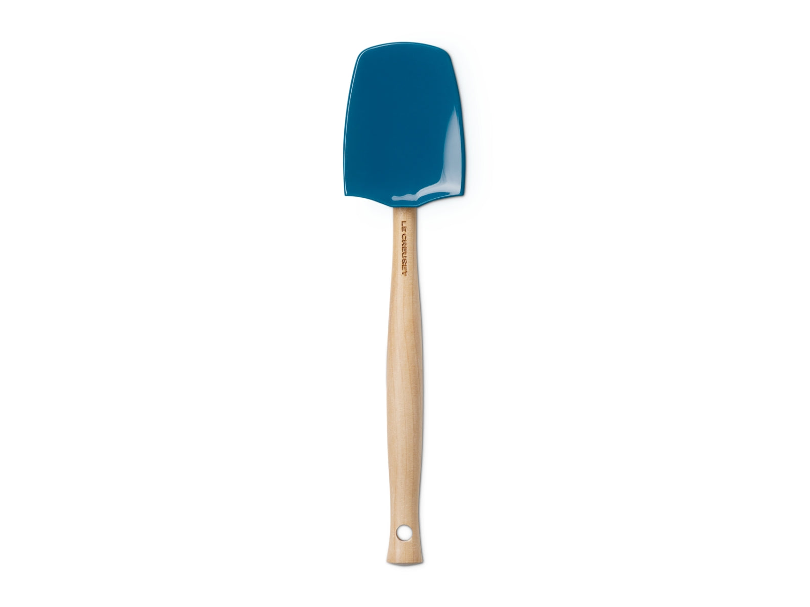 Le Creuset Craft großer Kochlöffel deep teal 28cm - Produktbild 1