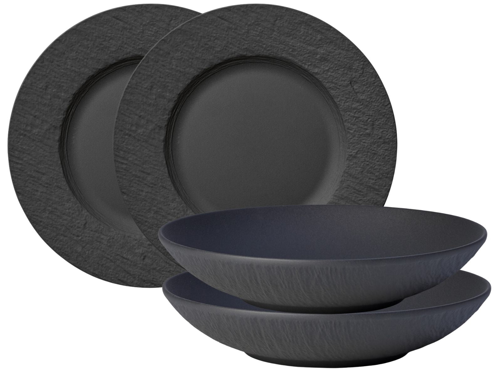 Villeroy & Boch Manufacture Rock Tafelset 4tlg
