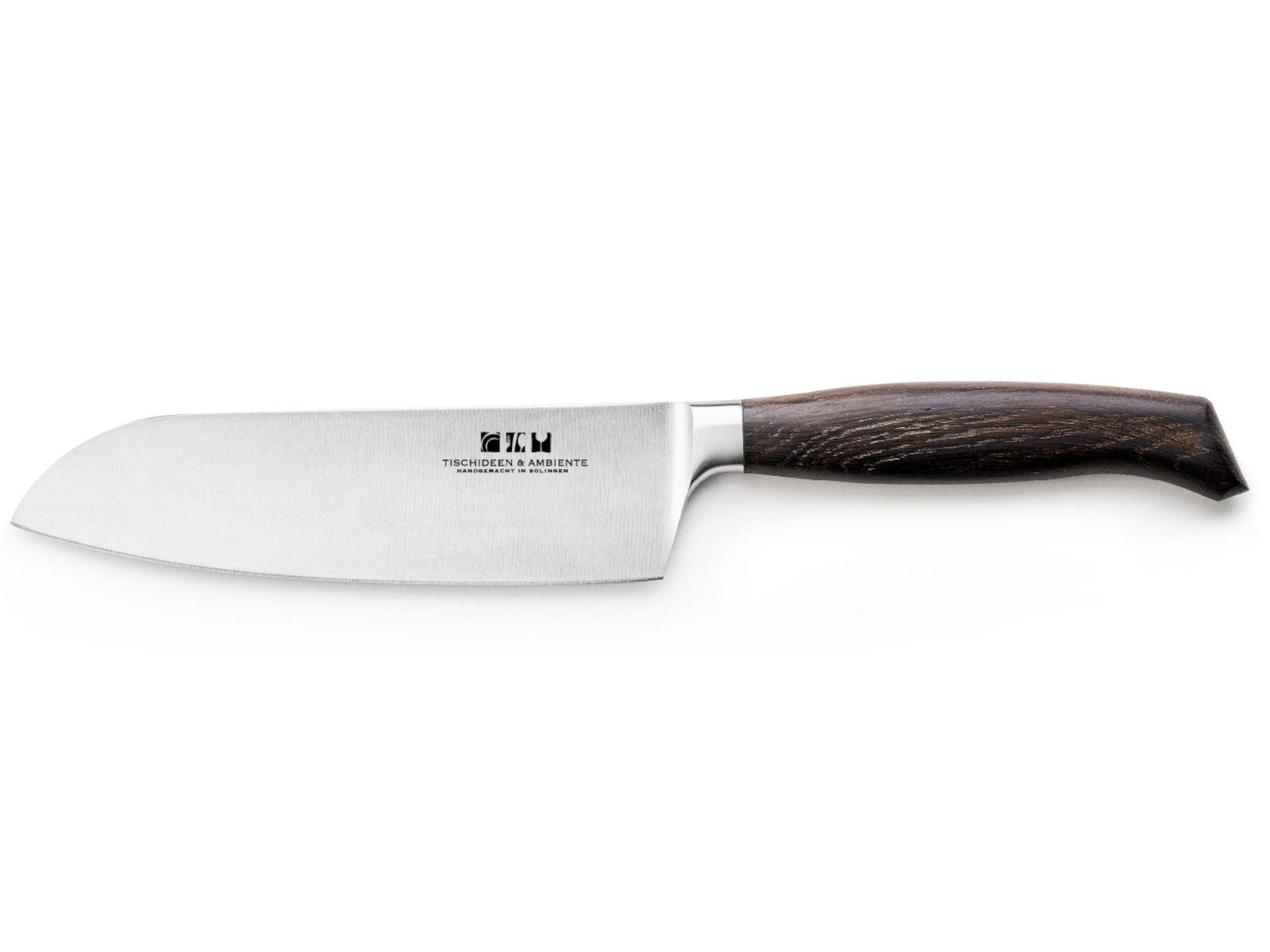 Tischideen & Ambiente Ergo Line Smoked Oak Santoku 16 cm Freisteller