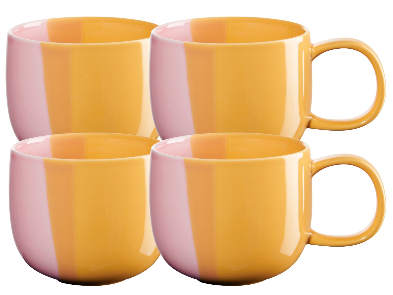 ASA Selection Joy Henkelbecher passion fruit smoothie 0,4l Set4 - Produktbild 1