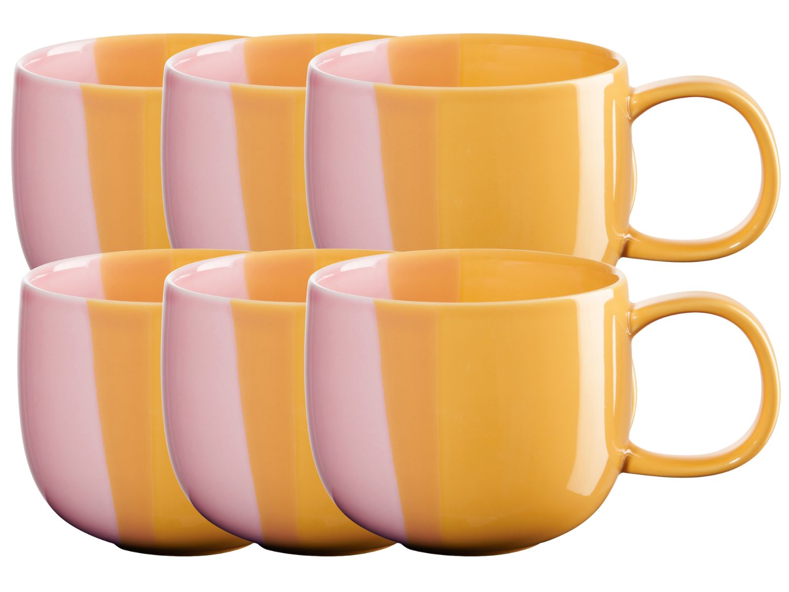ASA Selection Joy Henkelbecher passion fruit smoothie 0,4l Set6 - Produktbild 1