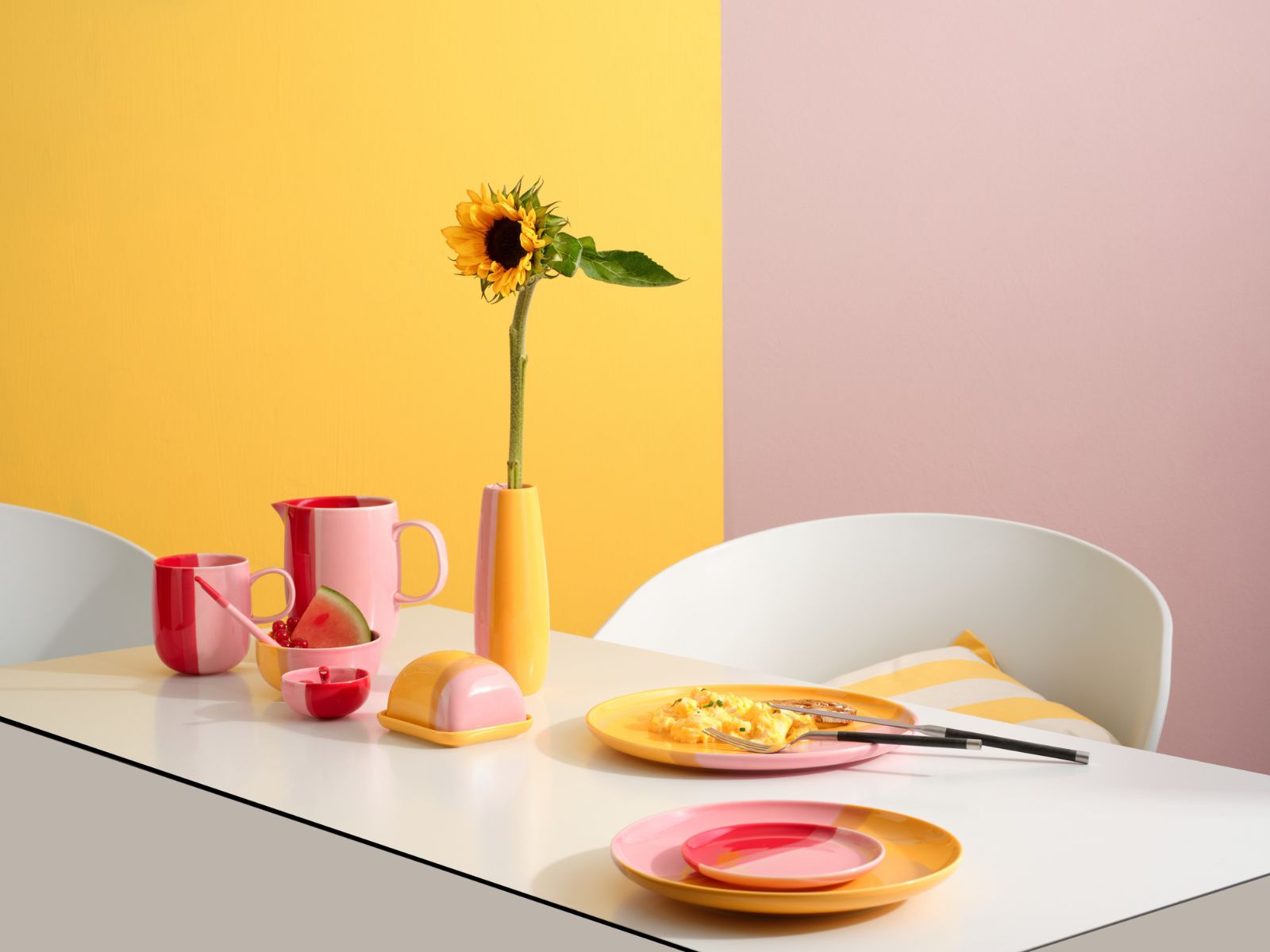 ASA joy Speiseteller passion fruit smoothie 26,5cm Set4 - Produktbild 5