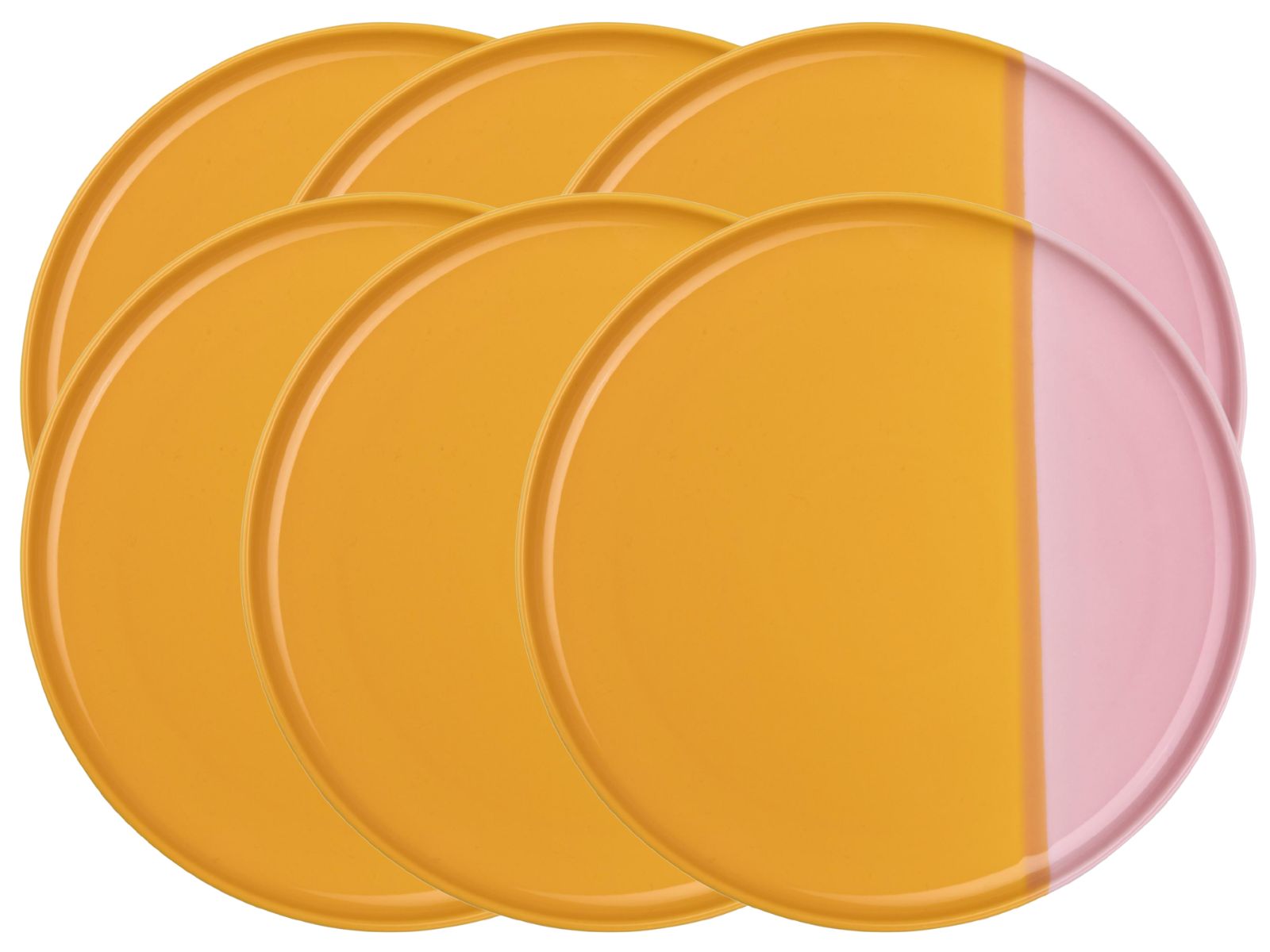ASA joy Speiseteller passion fruit smoothie 26,5cm Set6 - Produktbild 1