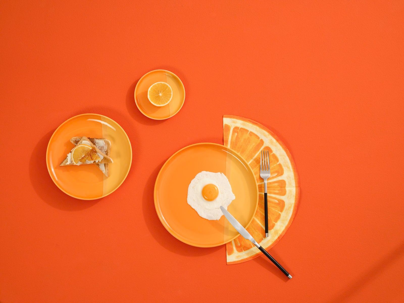 ASA joy Dessertteller orange smoothie 22cm Set4 - Produktbild 5