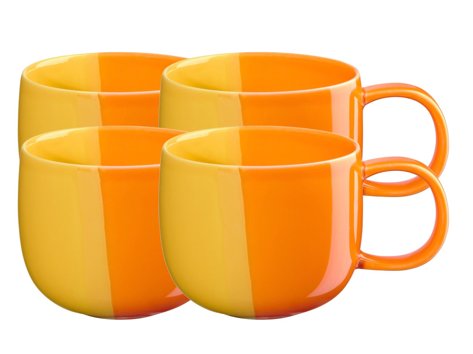 ASA joy Henkelbecher orange smoothie 8,5cm 0,4l Set4 - Produktbild 1