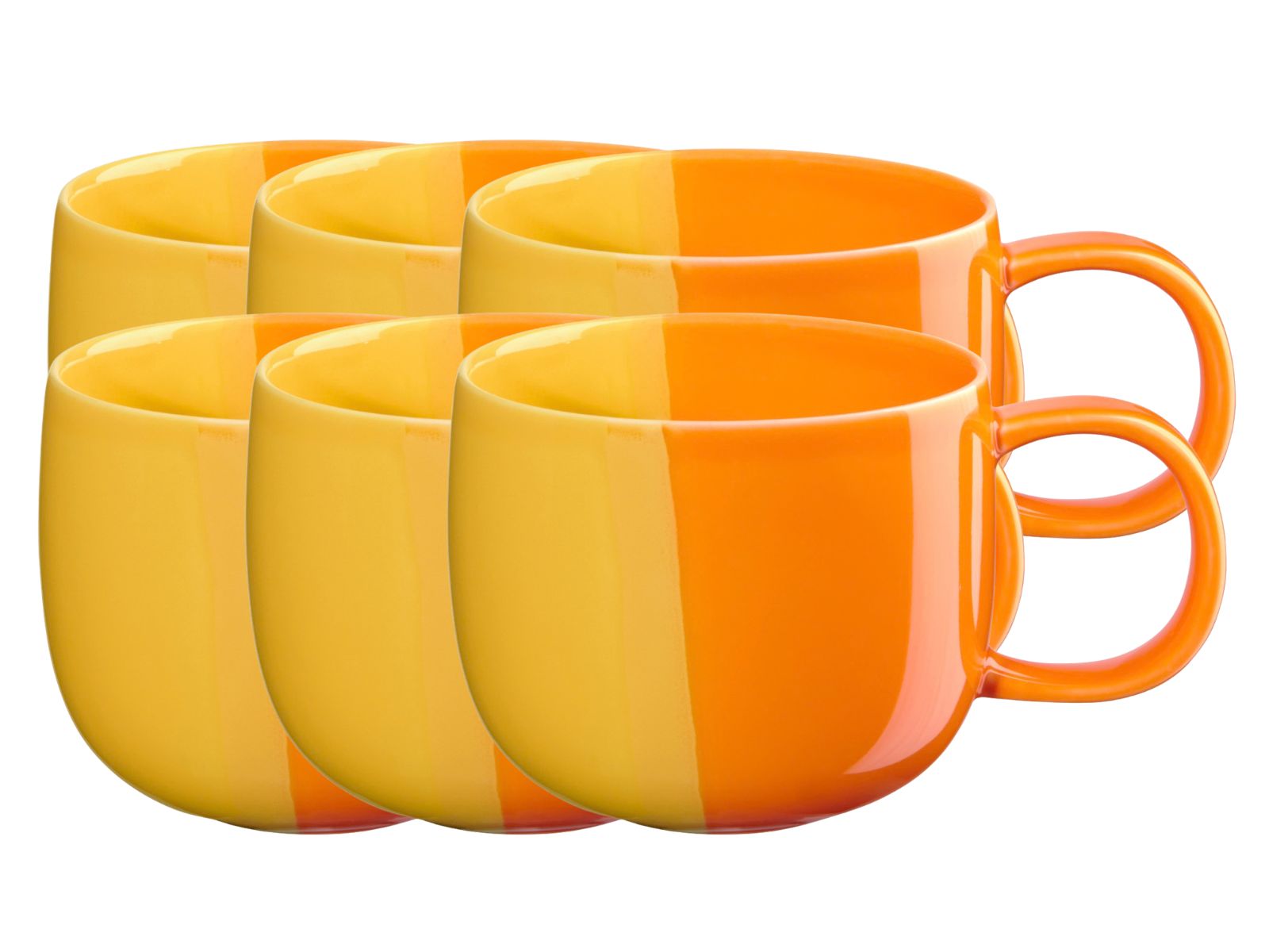 ASA joy Henkelbecher orange smoothie 8,5cm 0,4l Set6 - Produktbild 1